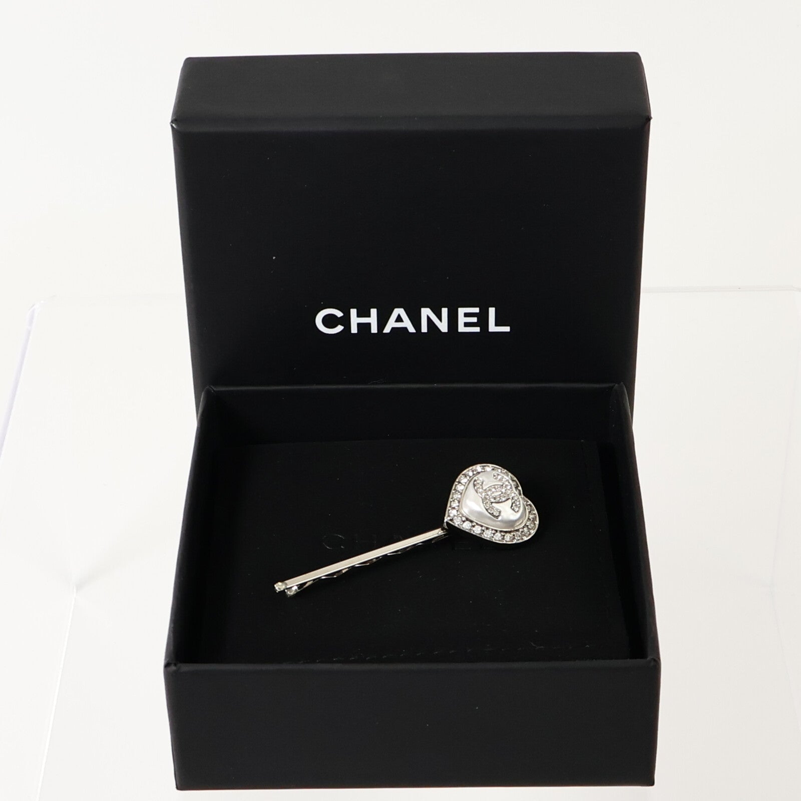 CHANEL 金屬/PVC Hair Clip髮夾