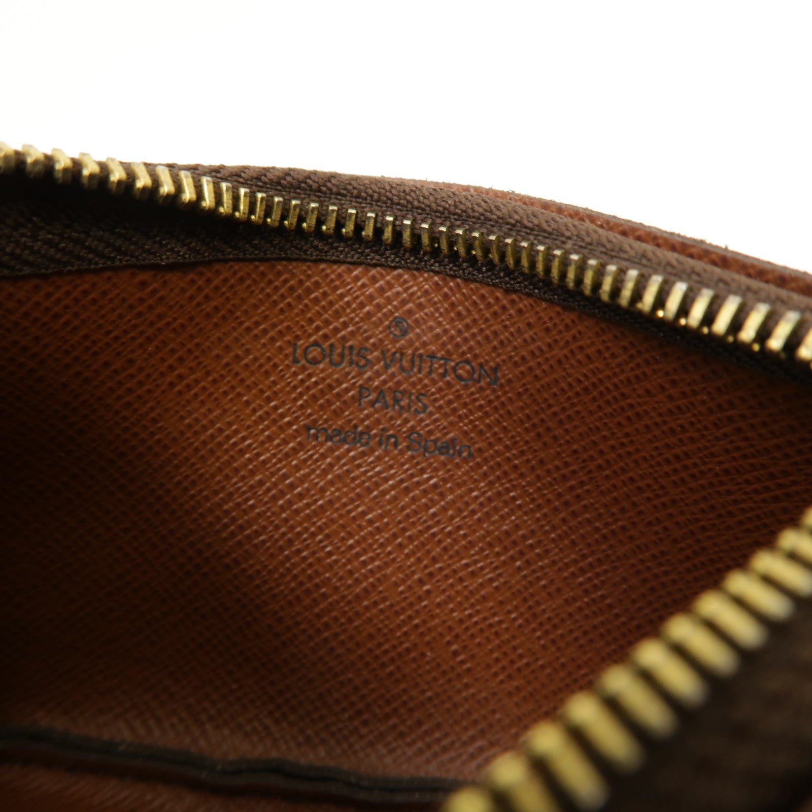 LOUIS VUITTON Monogram Key & Coin Pouch金扣鑰匙零錢包啡色