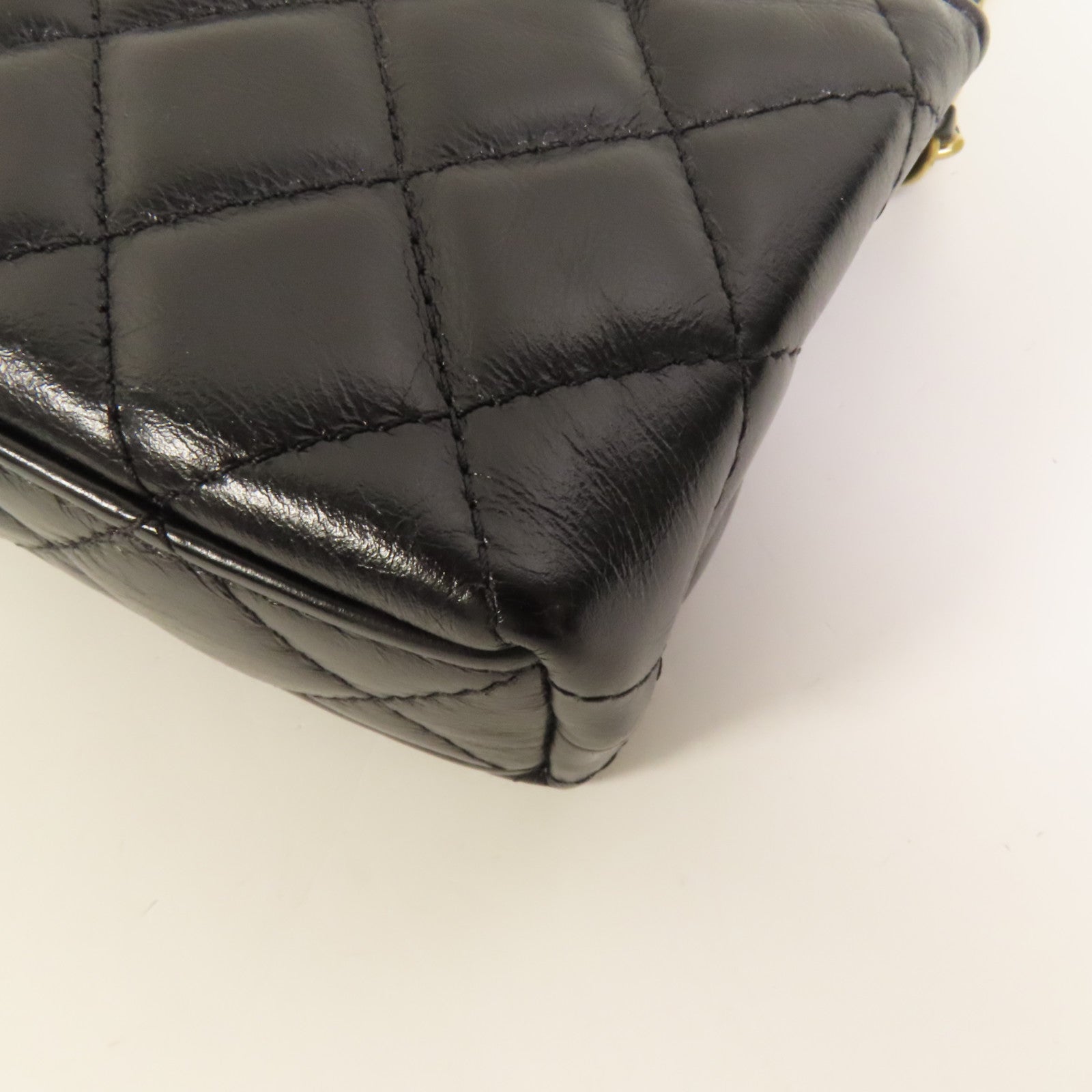 CHANEL 【激減優惠】牛皮皮革Kelly Nano金扣手挽肩背兩用袋