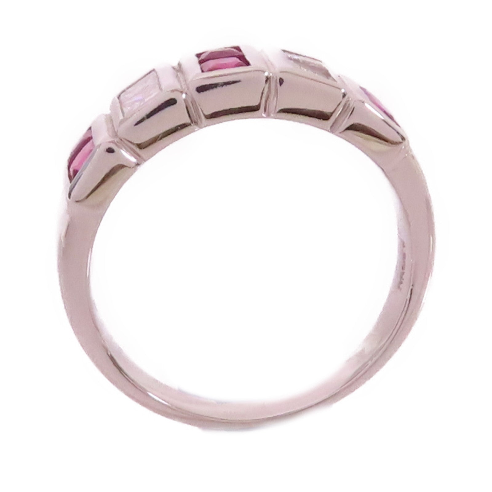 JEWELRY 【激減優惠】PT900鉑金/0.70ct紅寶石/0.40ct鑽石Ruby Ring戒指US#6.75