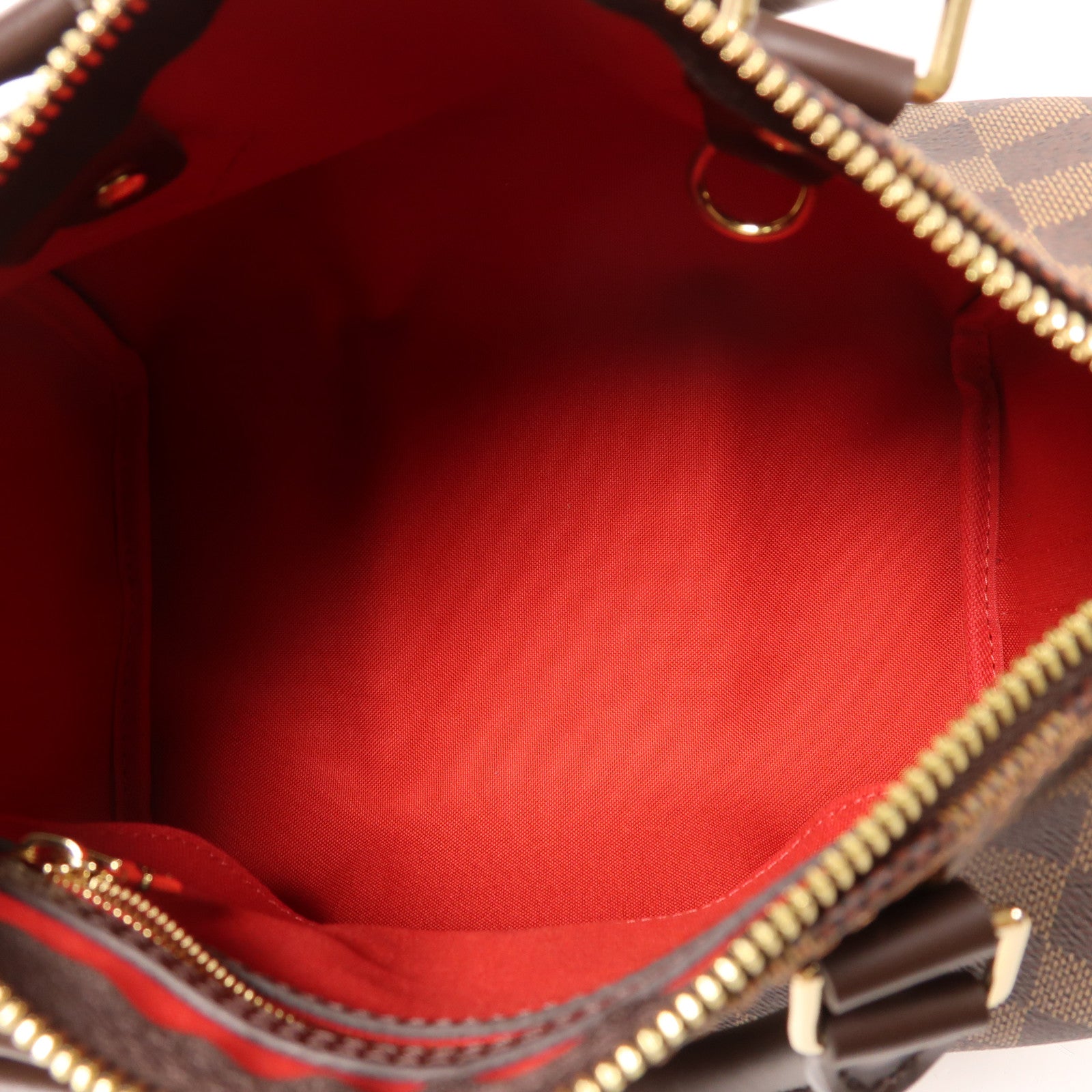 LOUIS VUITTON Damier Ebene Speedy Bandouliere 25金扣手挽肩背兩用袋