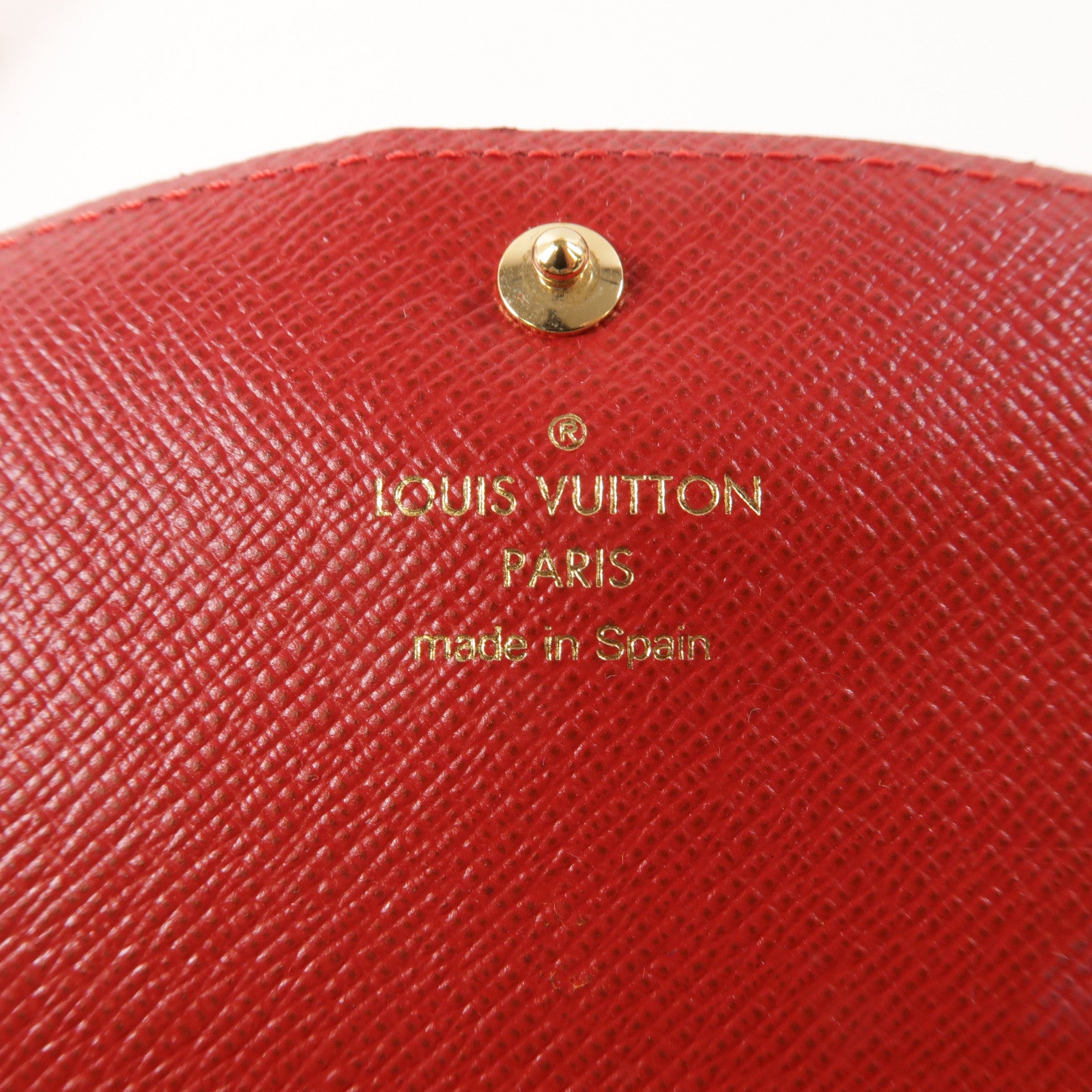 LOUIS VUITTON Damier Caissa Long Wallet金扣長錢包
