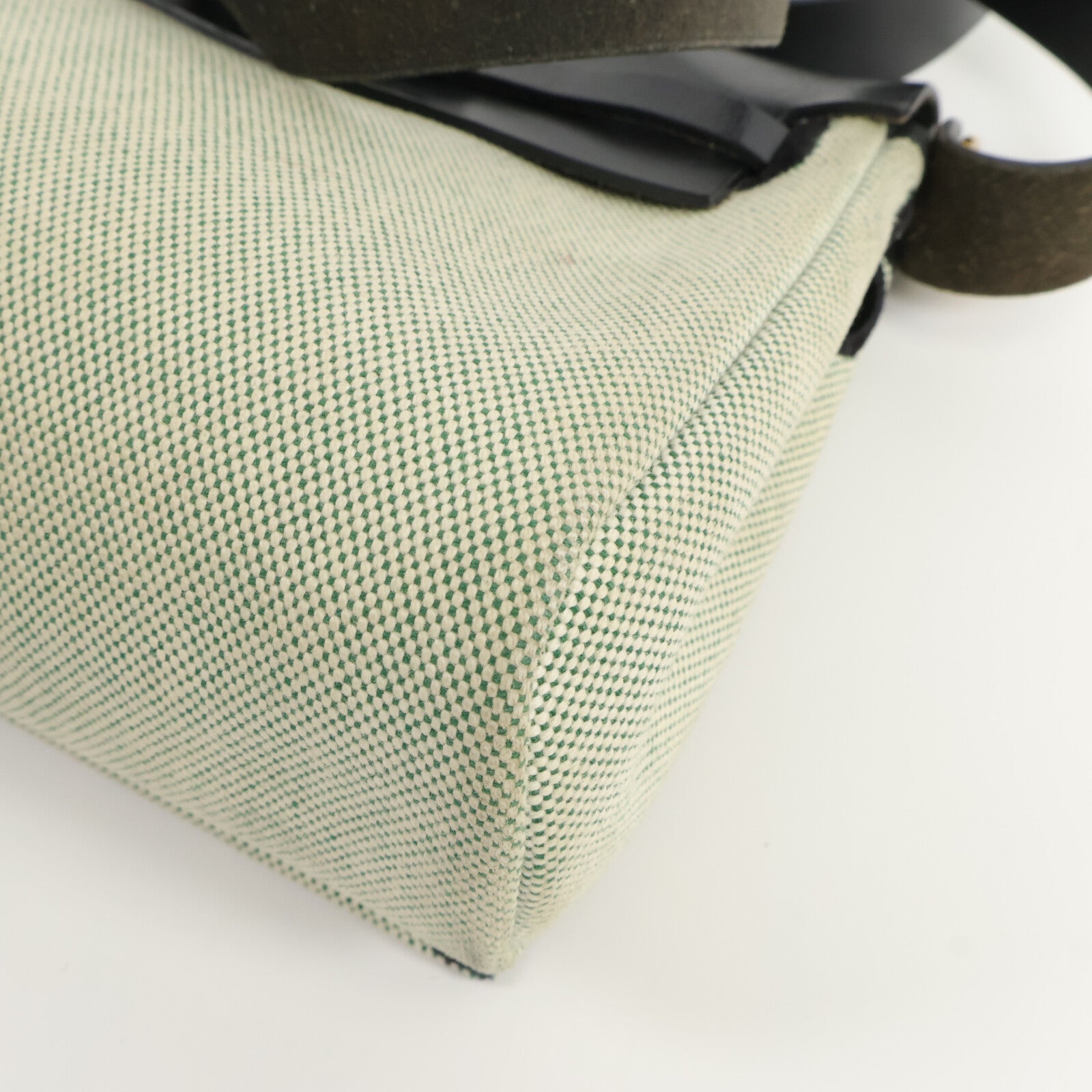HERMES 帆布Mini Herbag肩背袋