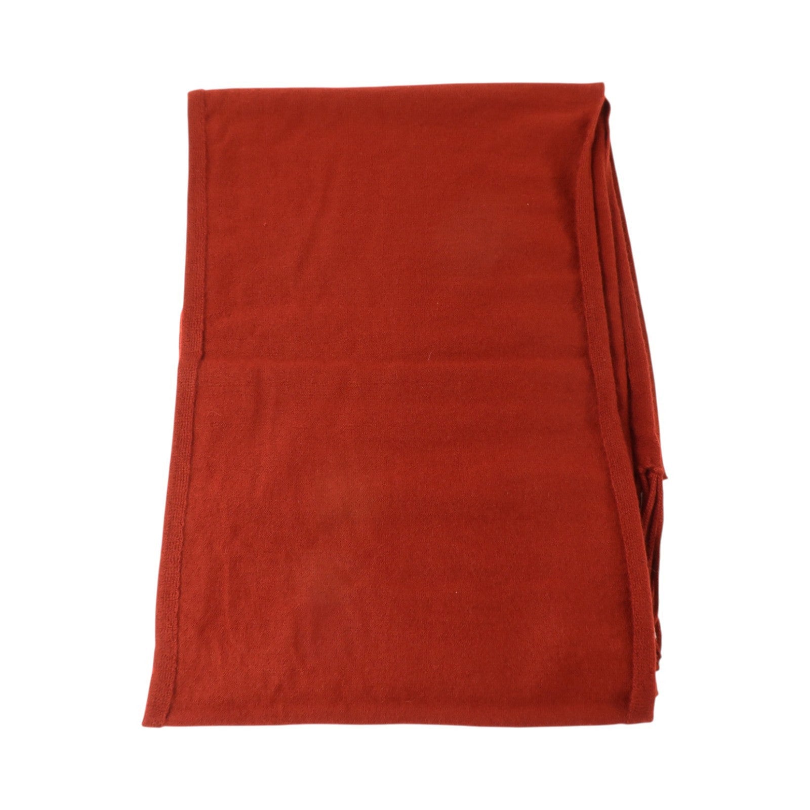 HERMES 羊絨Recto-Verso Mufflere圍巾Rouge H