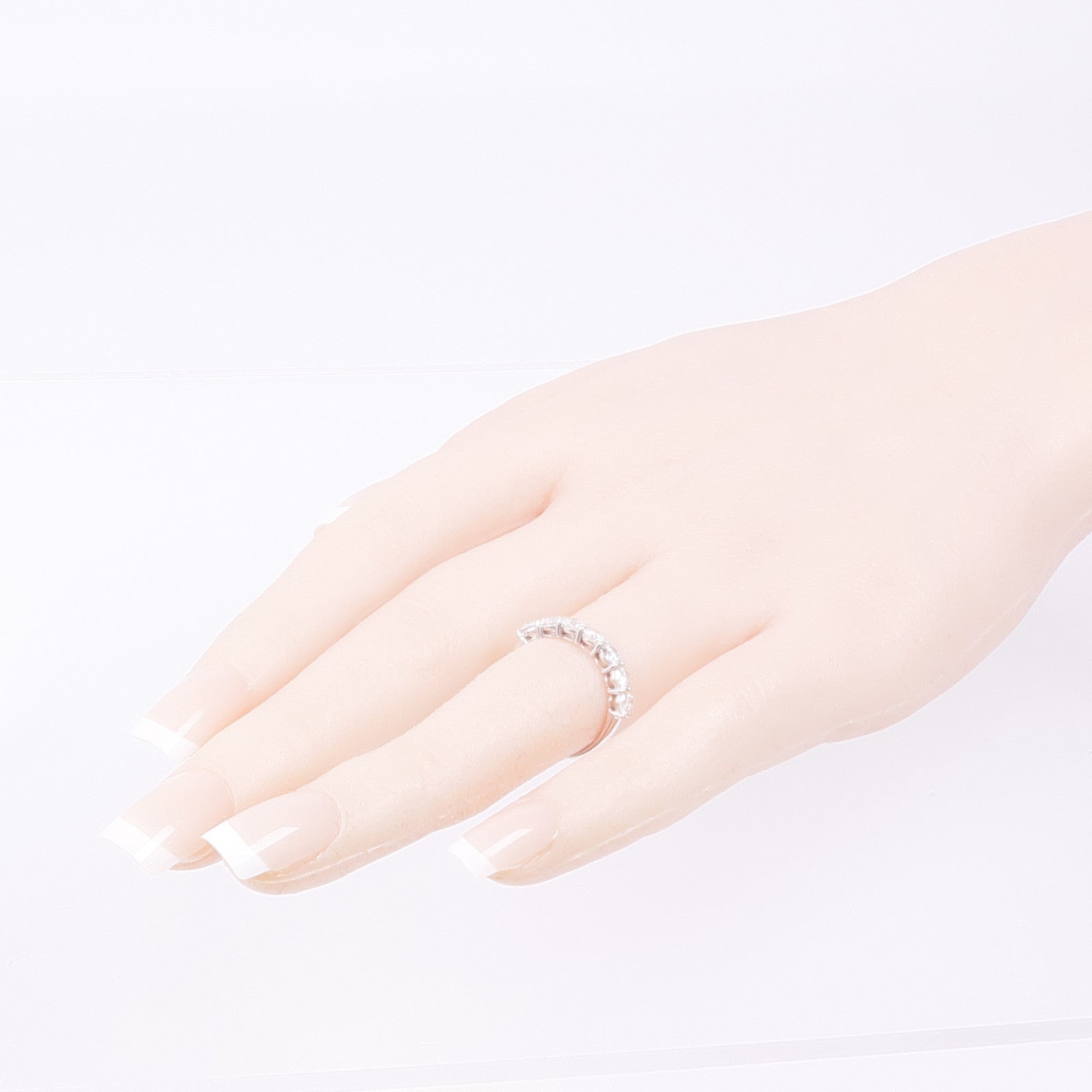 JEWELRY 【激減優惠】18K白金Diamond Ring鑽石戒指US#5.75