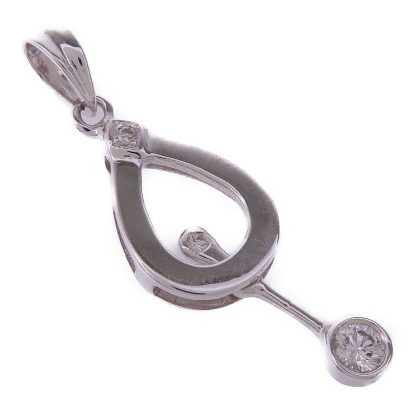 JEWELRY 18K白金Diamond Pendant 鑽石吊墜