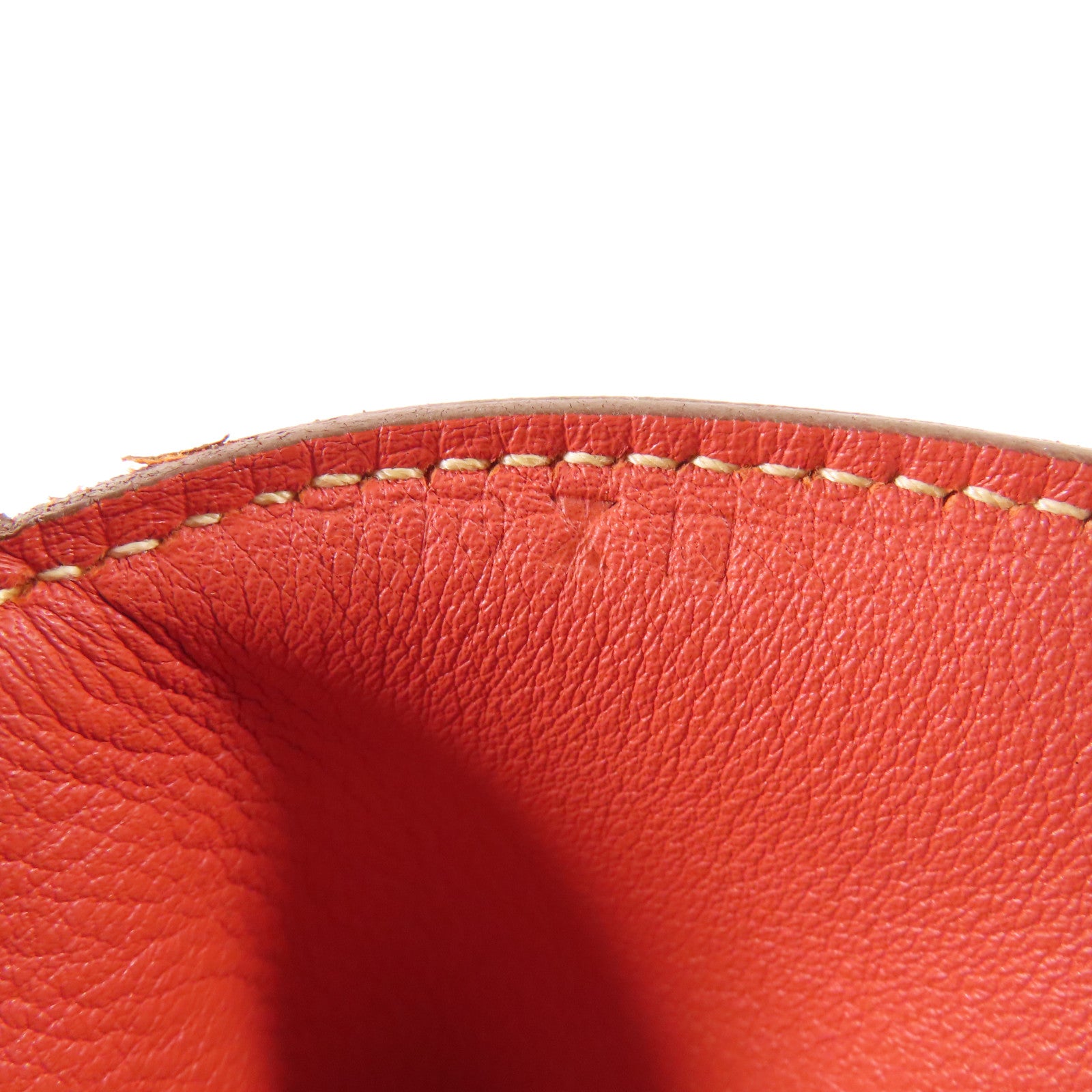 HERMES Evercolor皮革Toolbox 26銀扣手挽肩背兩用袋Sanguine