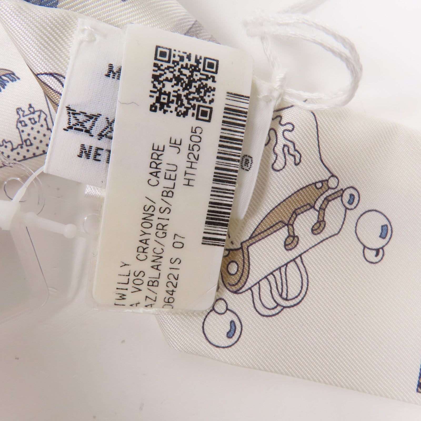 HERMES 絲質Twilly絲巾