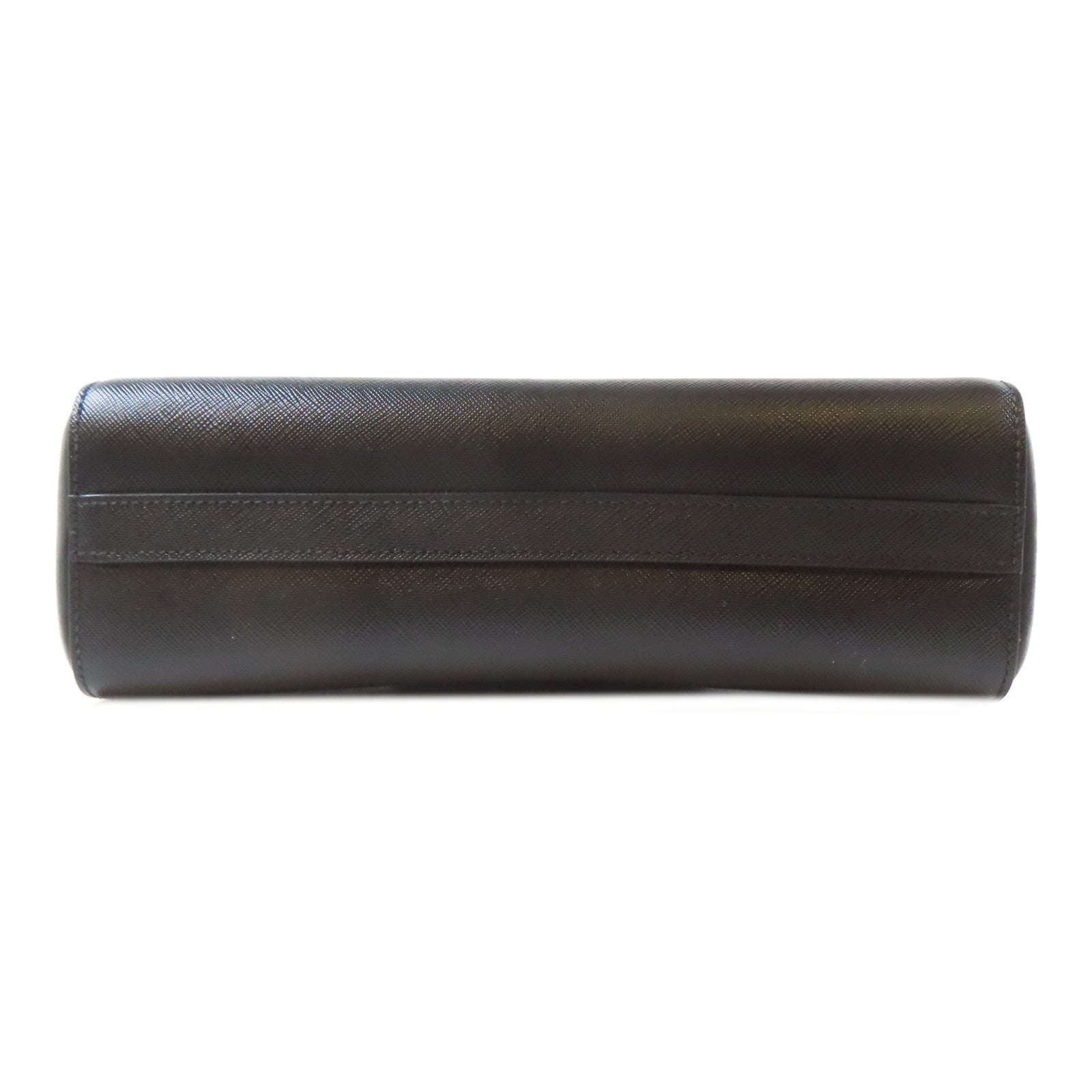 PRADA Saffiano皮革2 Way Shoulder金扣手挽肩背兩用袋黑色