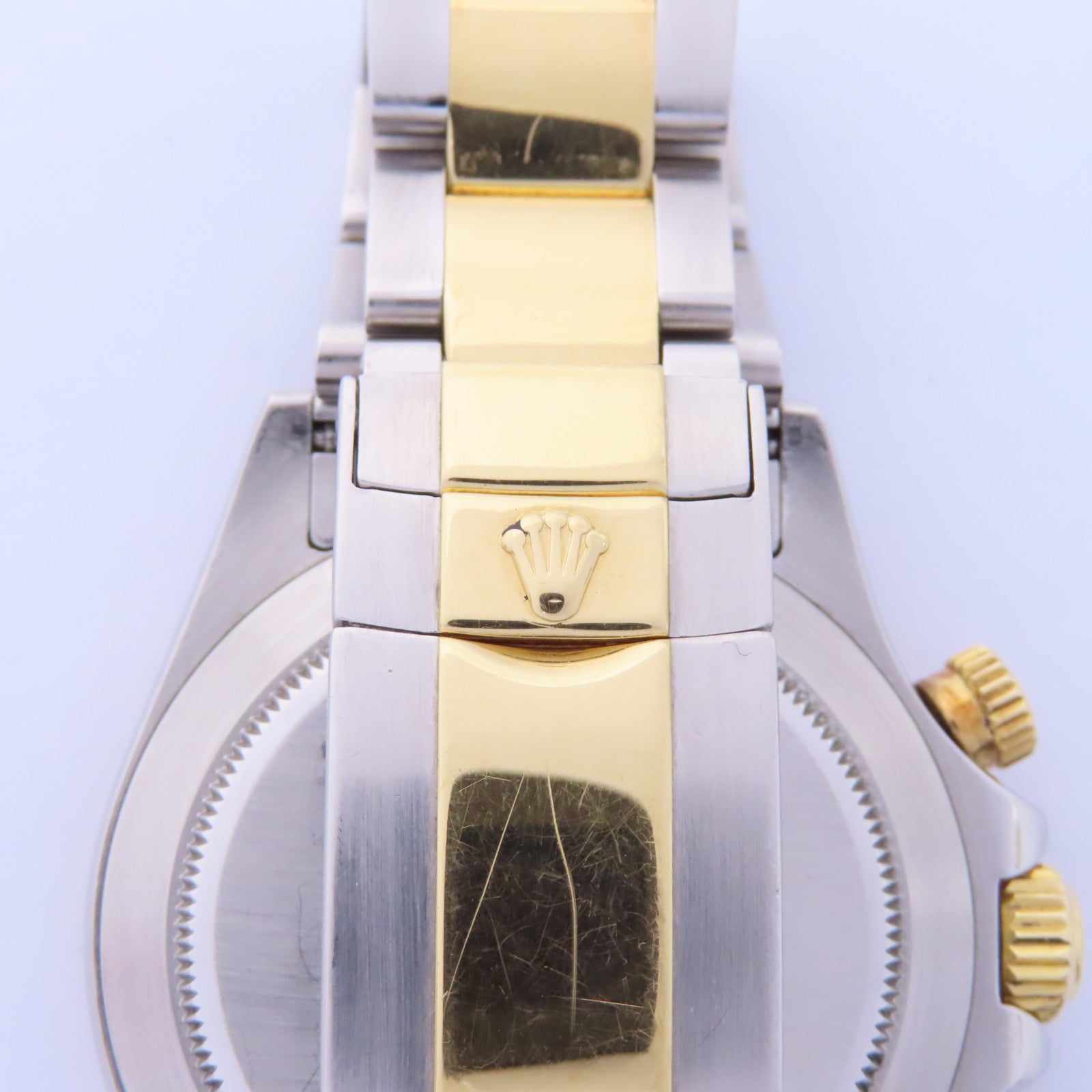 ROLEX Daytona 18K黃金/不鏽鋼手錶自動機芯黑色