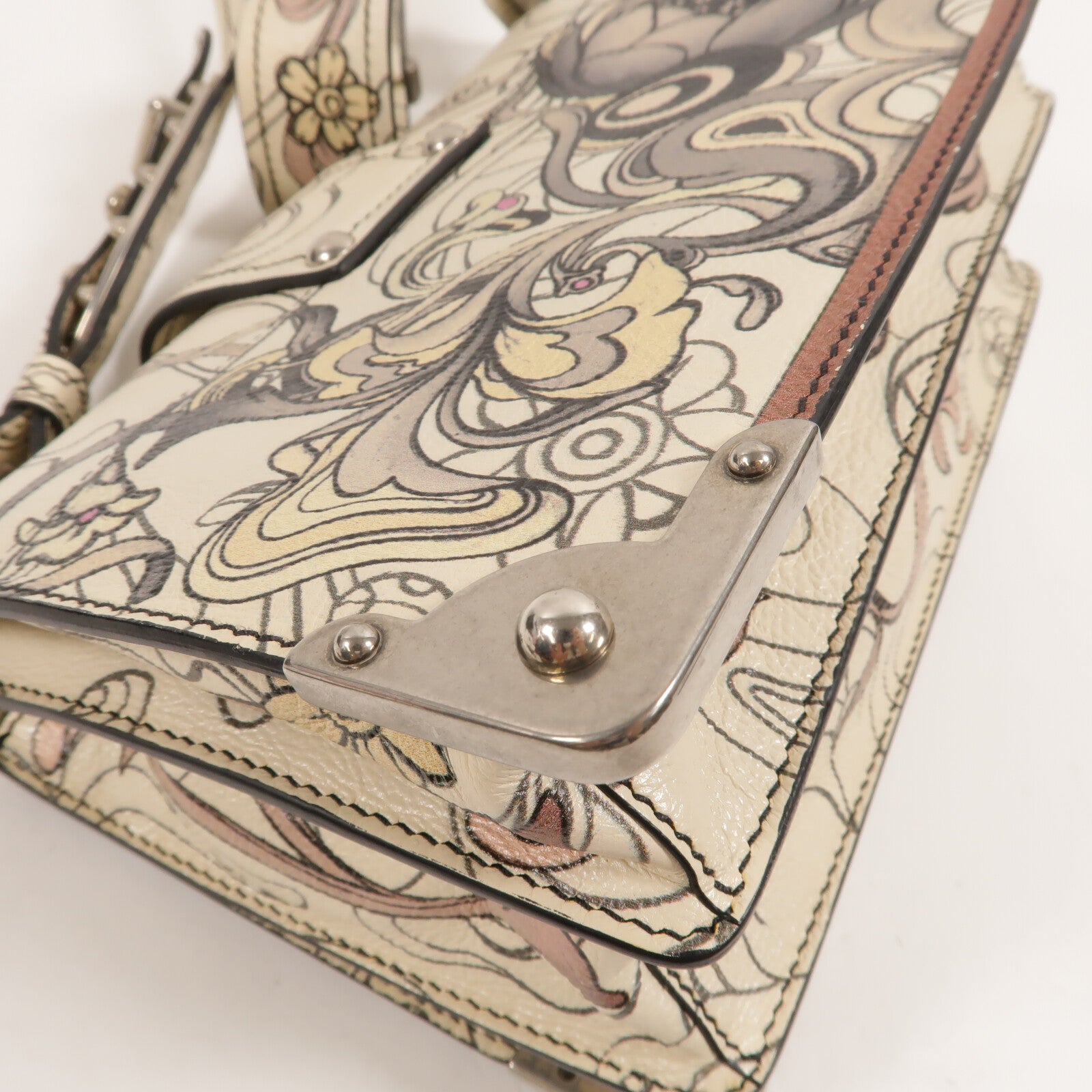 PRADA 牛皮皮革Cahier Shoulder Bag肩背袋