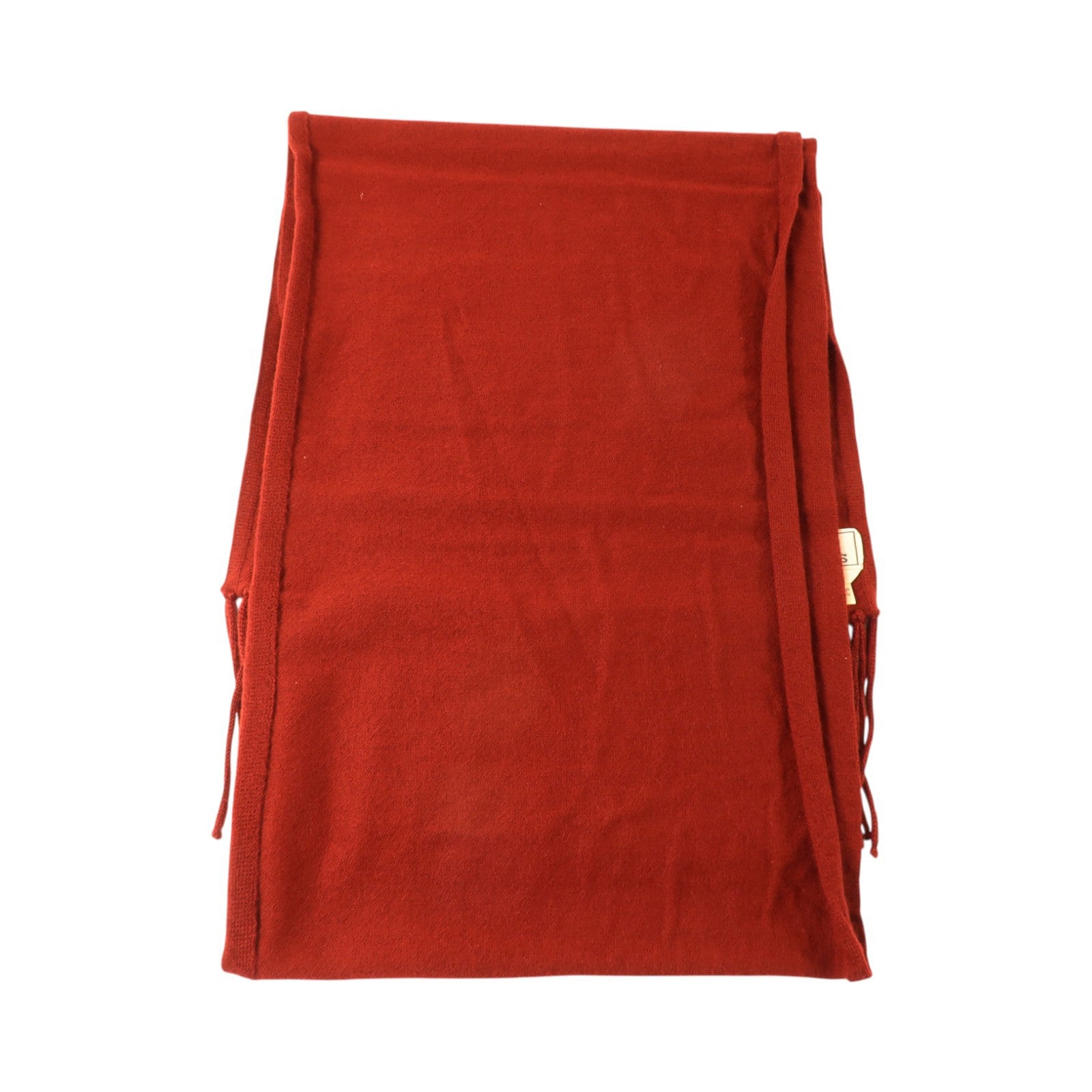 HERMES 羊絨Recto-Verso Mufflere圍巾Rouge H