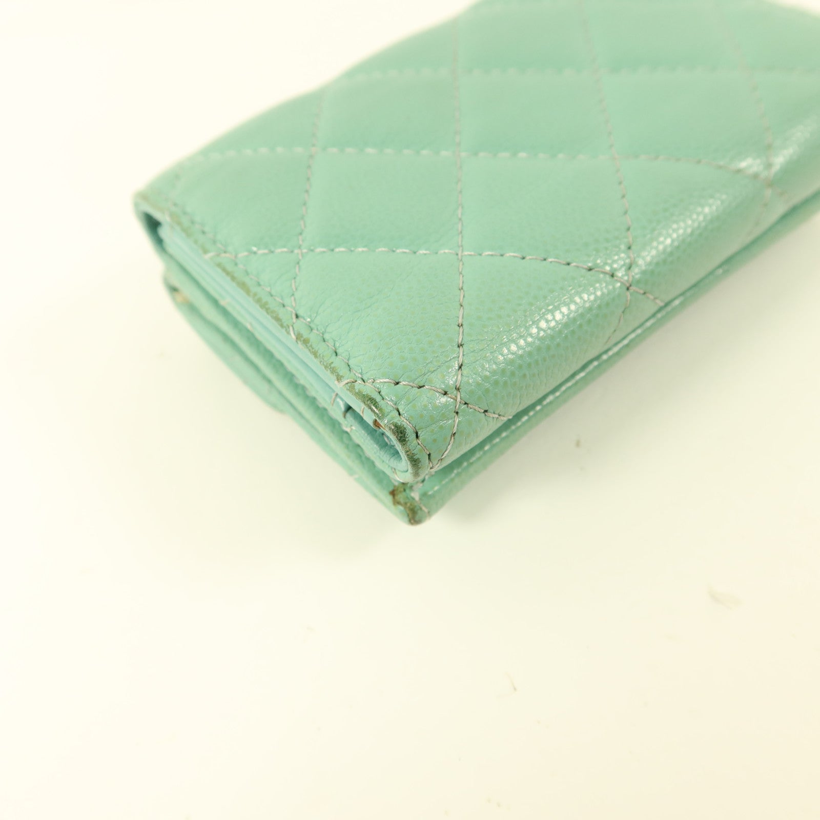 CHANEL 牛皮皮革Trifold Wallet錢包