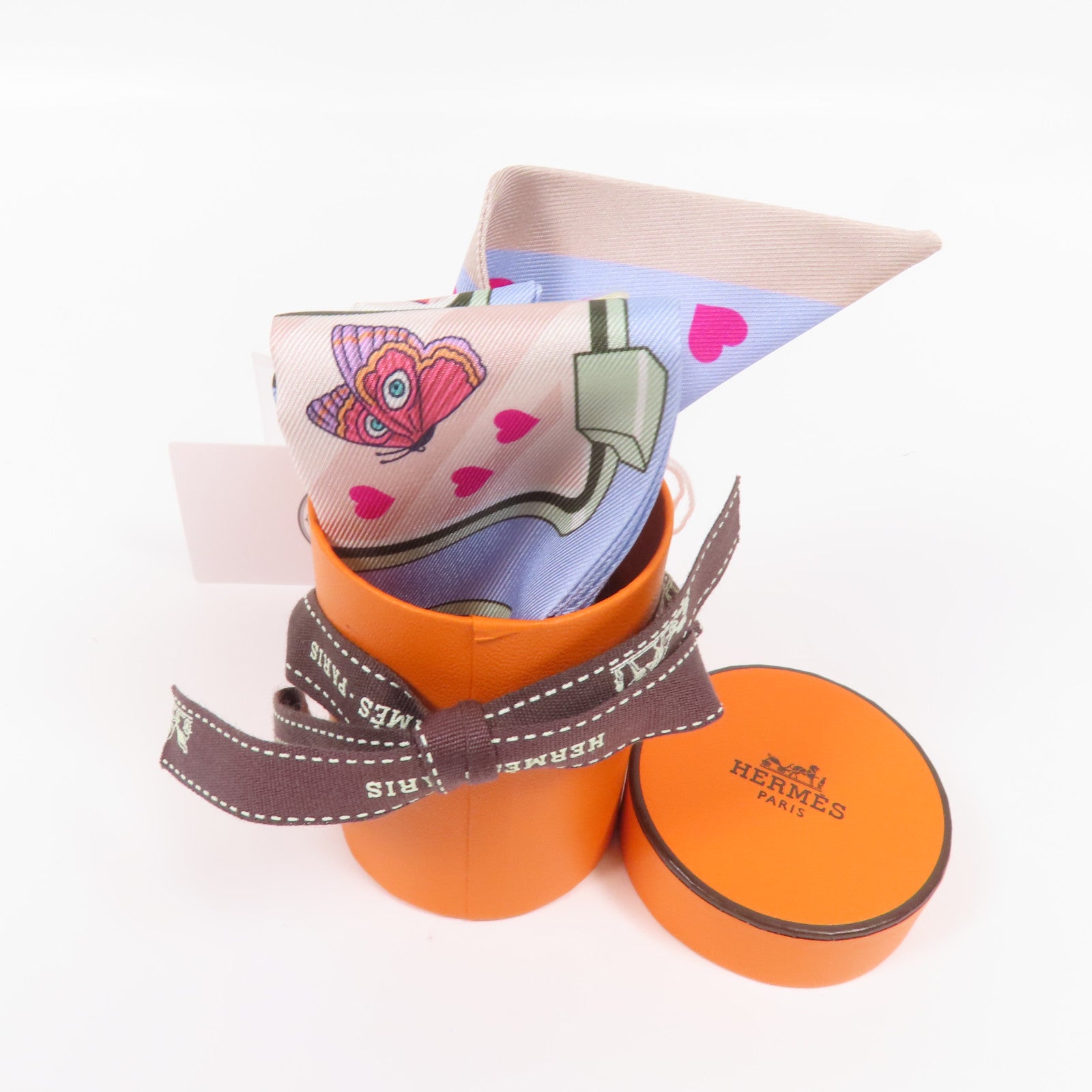 HERMES 絲質Twilly絲巾