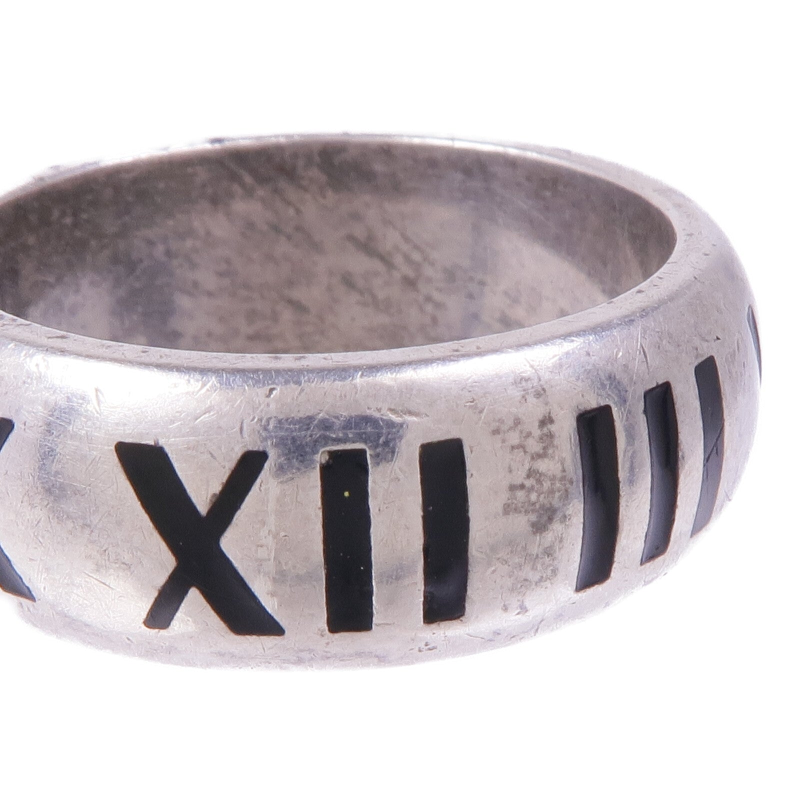 TIFFANY＆CO 925純銀Atlas Ring 2003戒指US#8.75