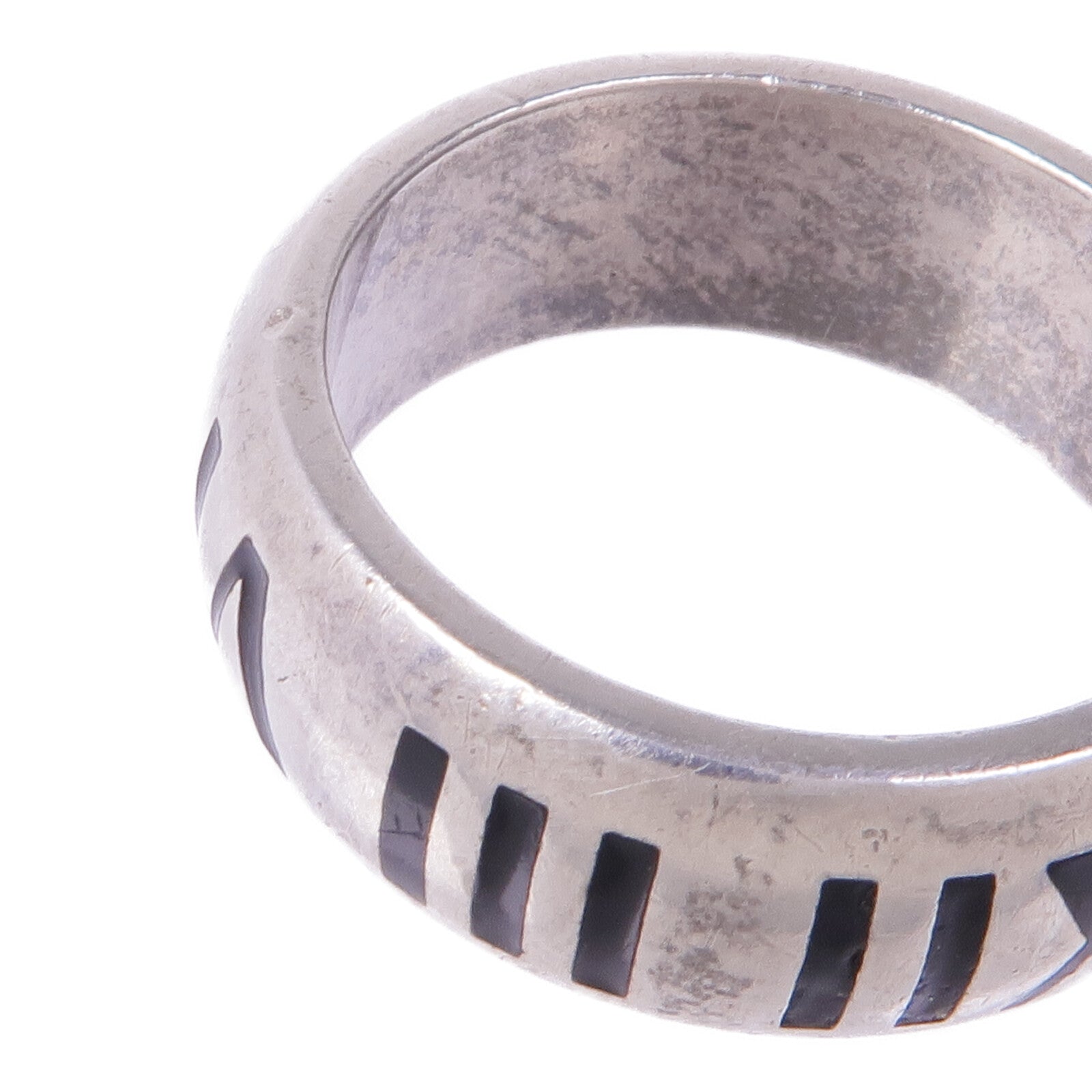 TIFFANY＆CO 925純銀Atlas Ring 2003戒指US#8.75