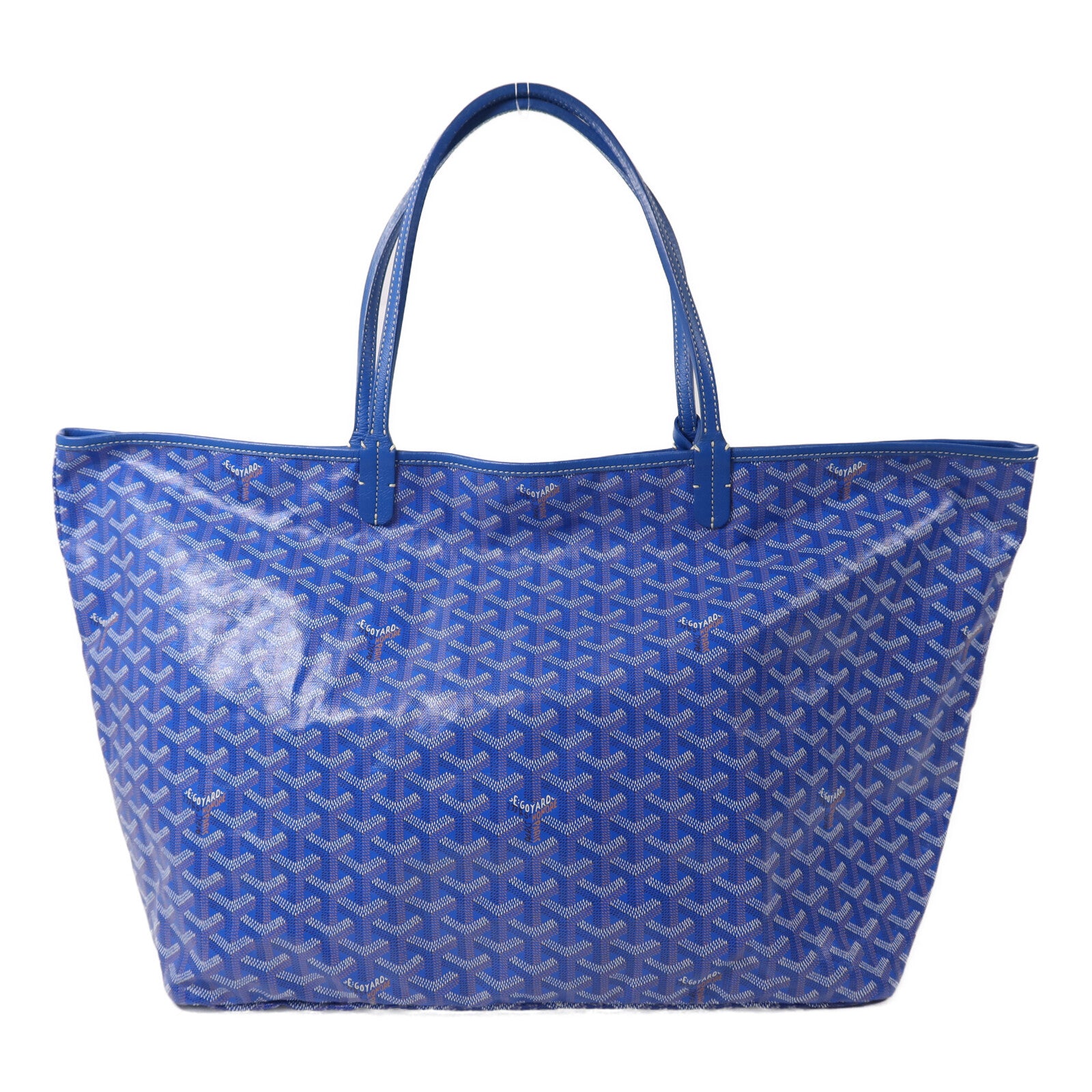 GOYARD 塗層帆布Saint Louis GM銀扣手挽袋