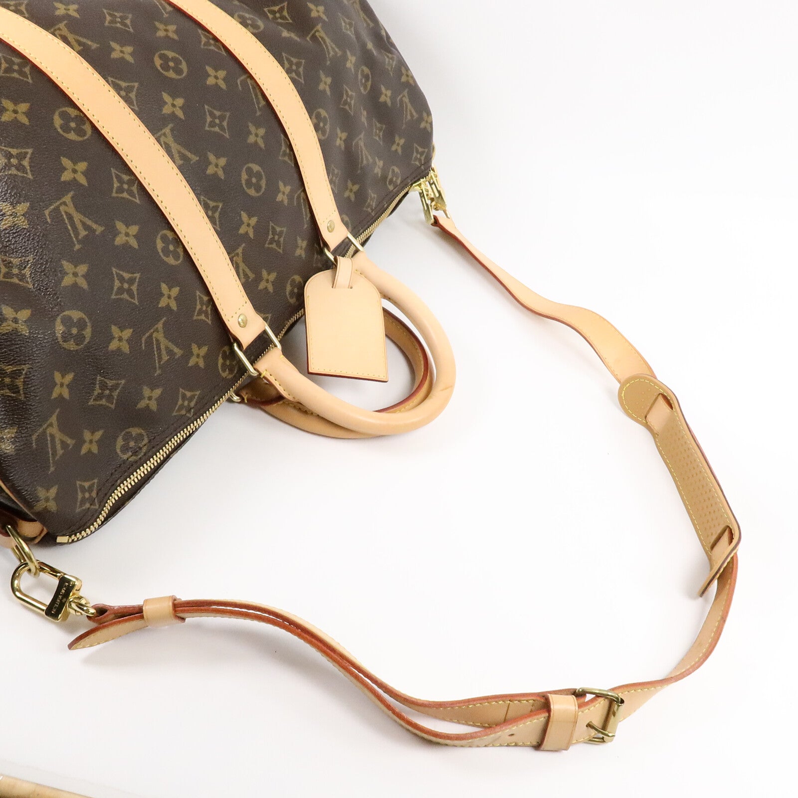 LOUIS VUITTON Monogram Keepall Bandouliere 45手挽肩背兩用袋