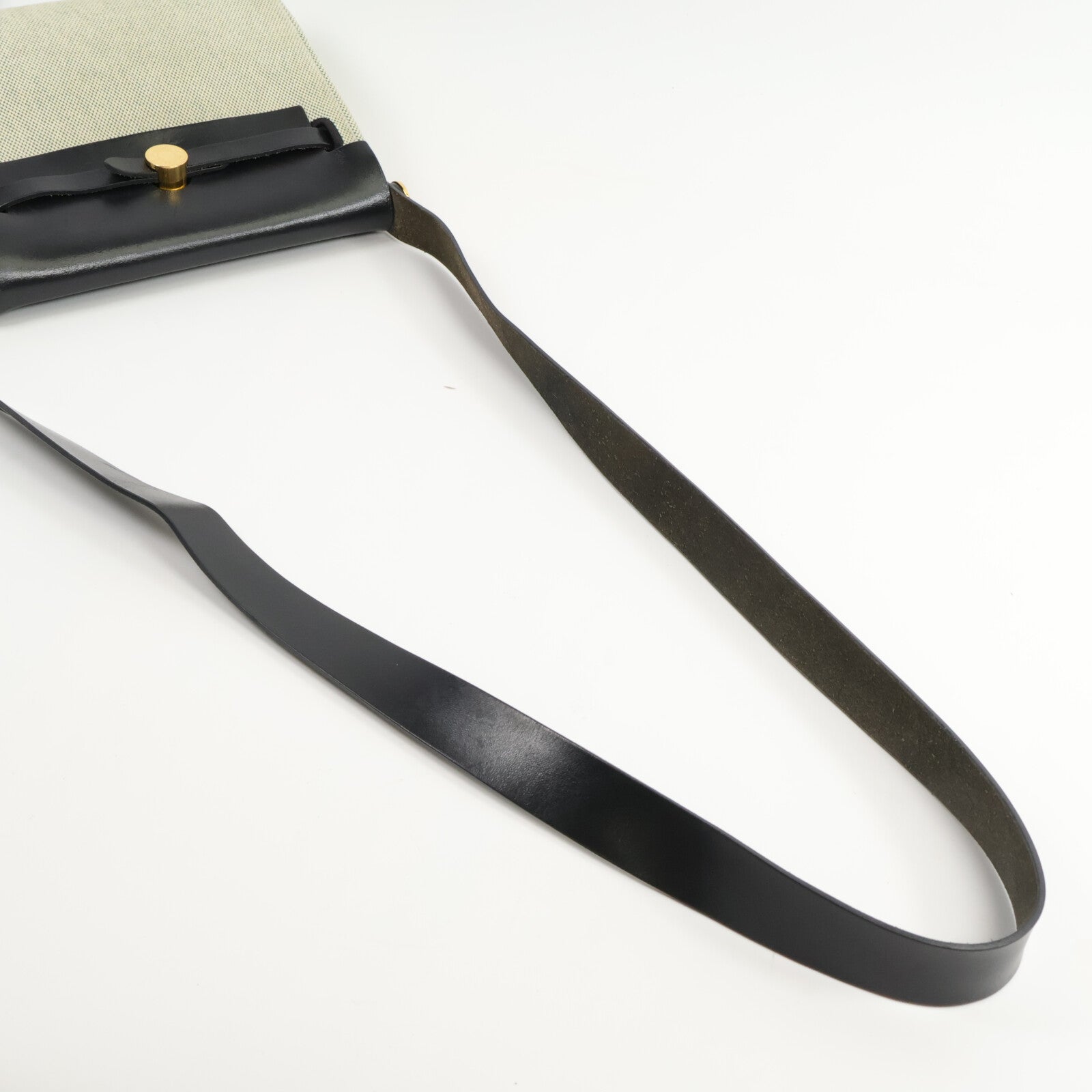 HERMES 帆布Mini Herbag肩背袋