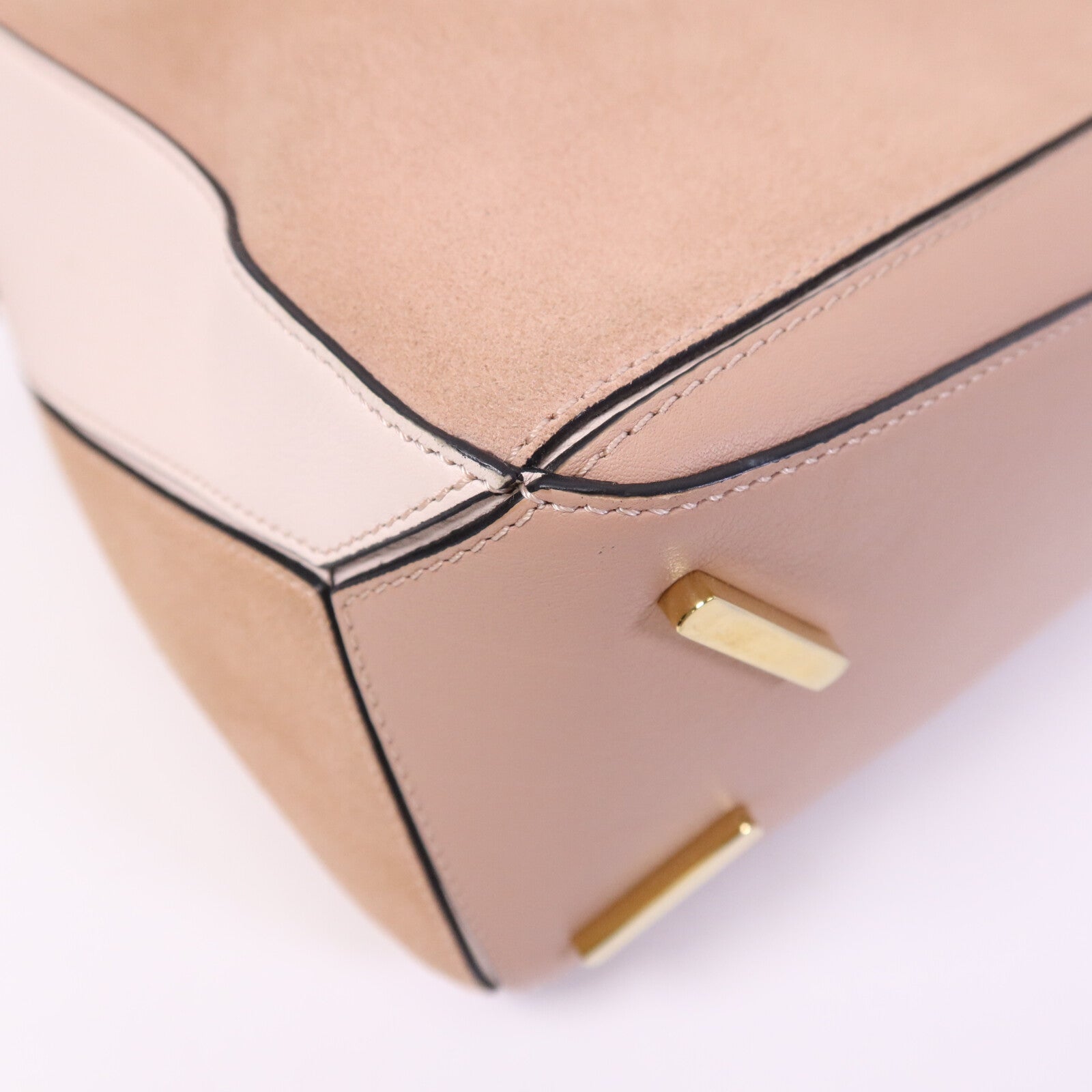 LOEWE 牛皮皮革Puzzle Medium金扣手挽肩背兩用袋