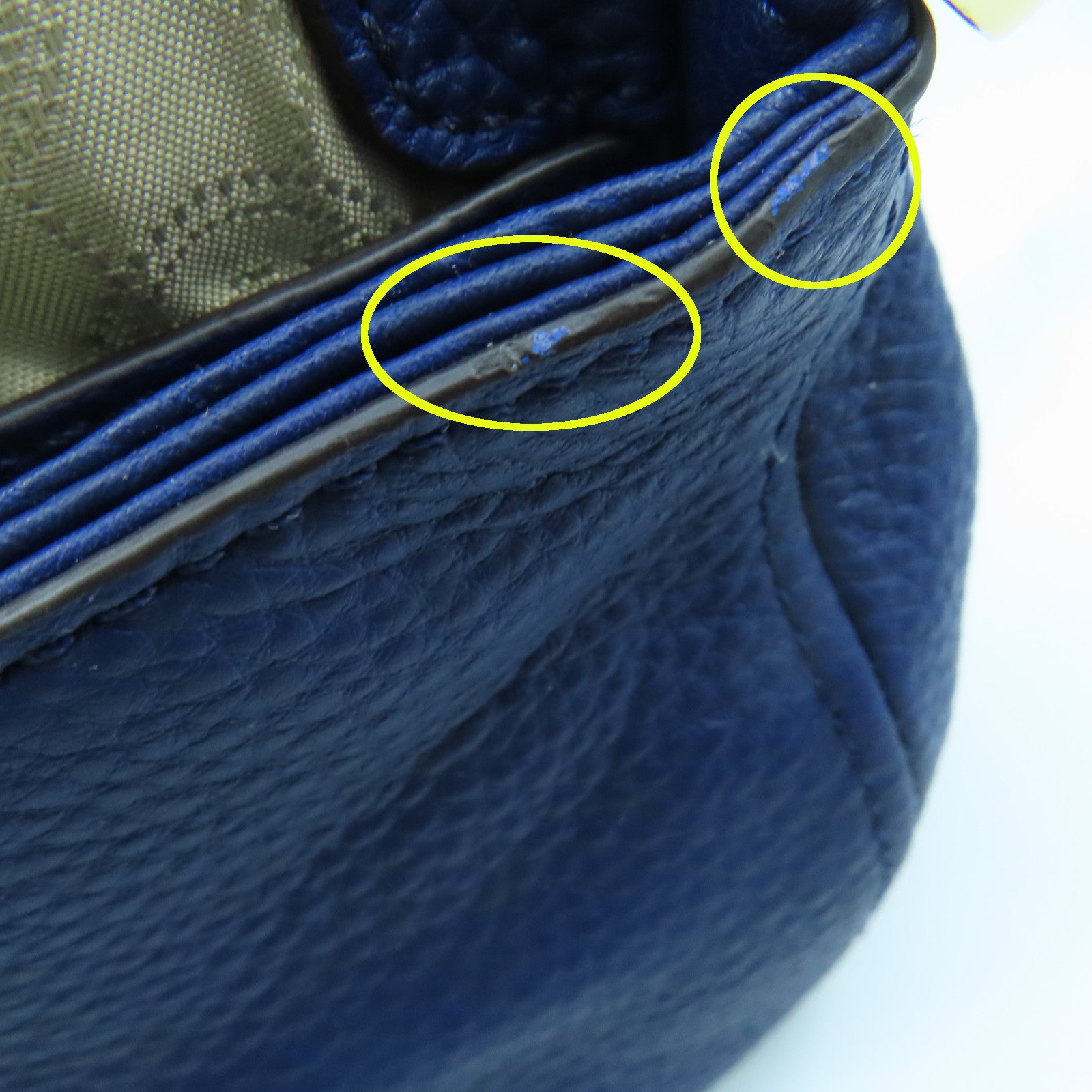 Michael Kors 牛皮皮革Shoulder Bag金扣肩背袋藍色