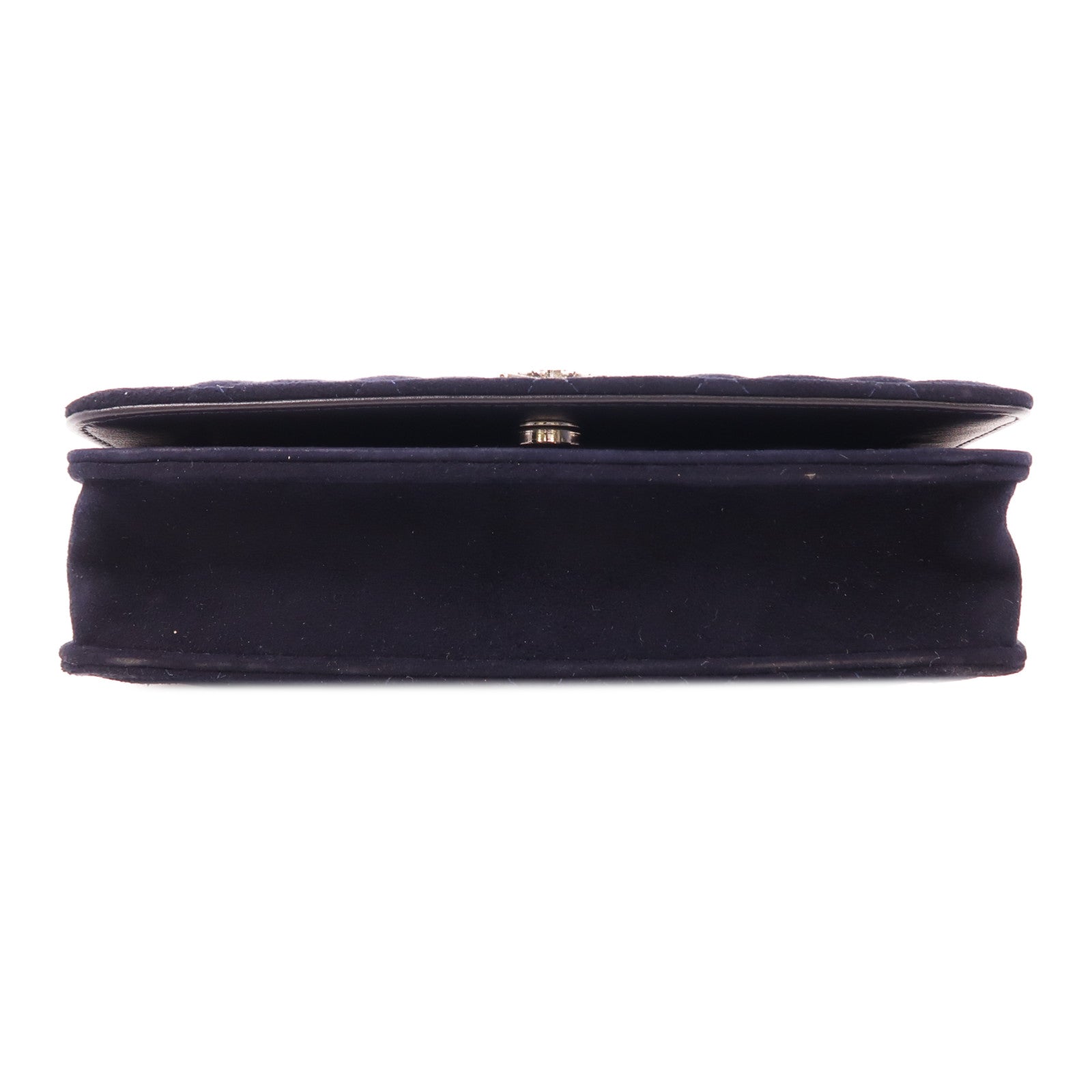 CHANEL 麂皮皮革WOC Wallet On Chain銀扣鏈帶肩背袋