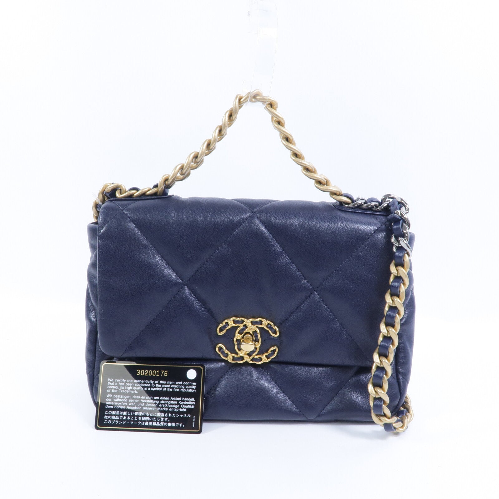 CHANEL 牛皮皮革Chanel 19手挽肩背兩用袋