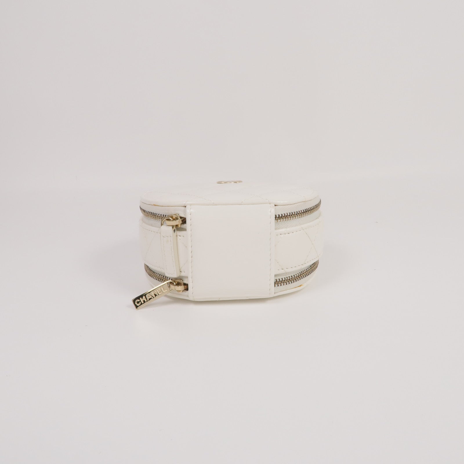 CHANEL 羊皮皮革2 Way Shoulder金扣手挽肩背兩用袋