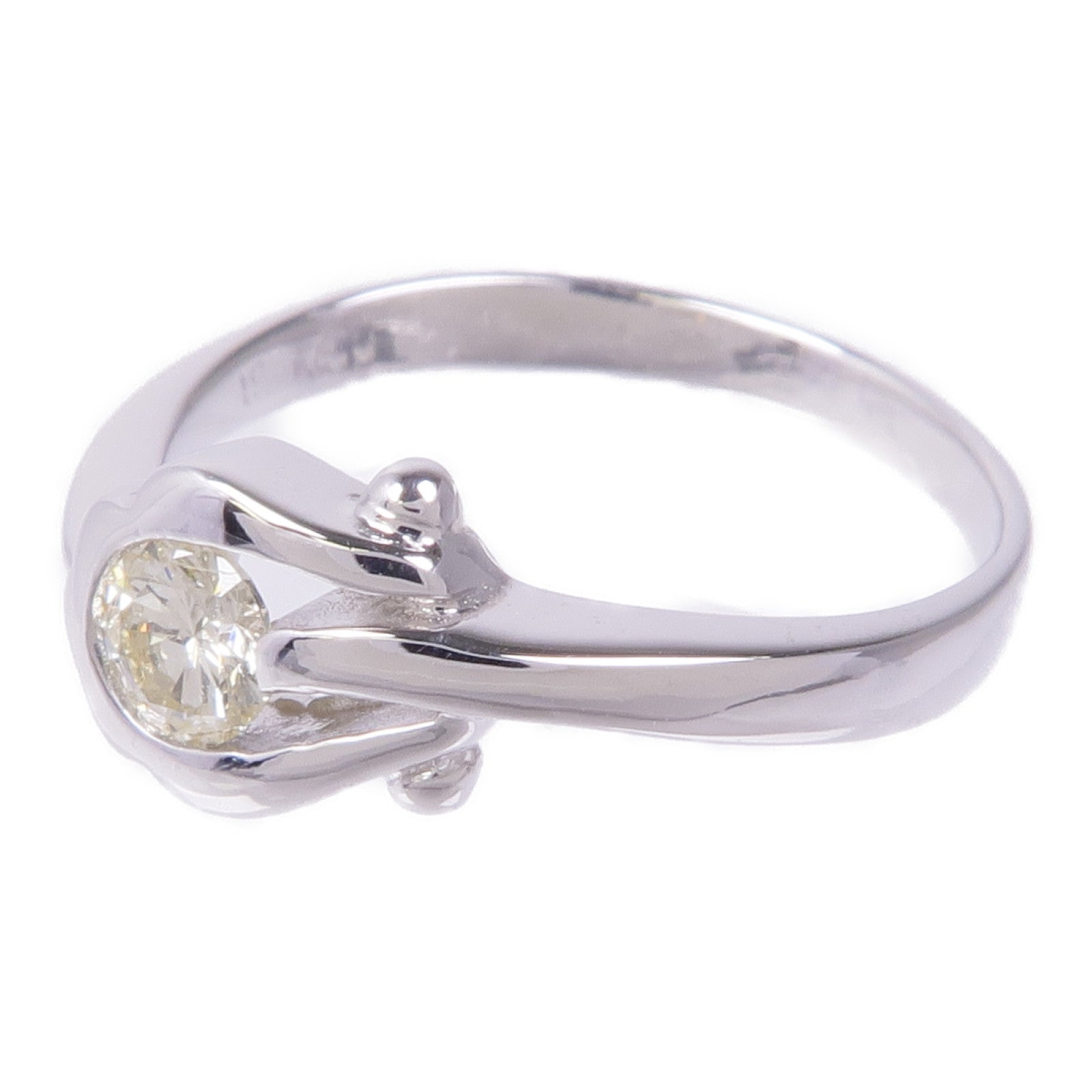 JEWELRY 【激減優惠】18K白金Diamond Ring鑽石戒指US#5.5