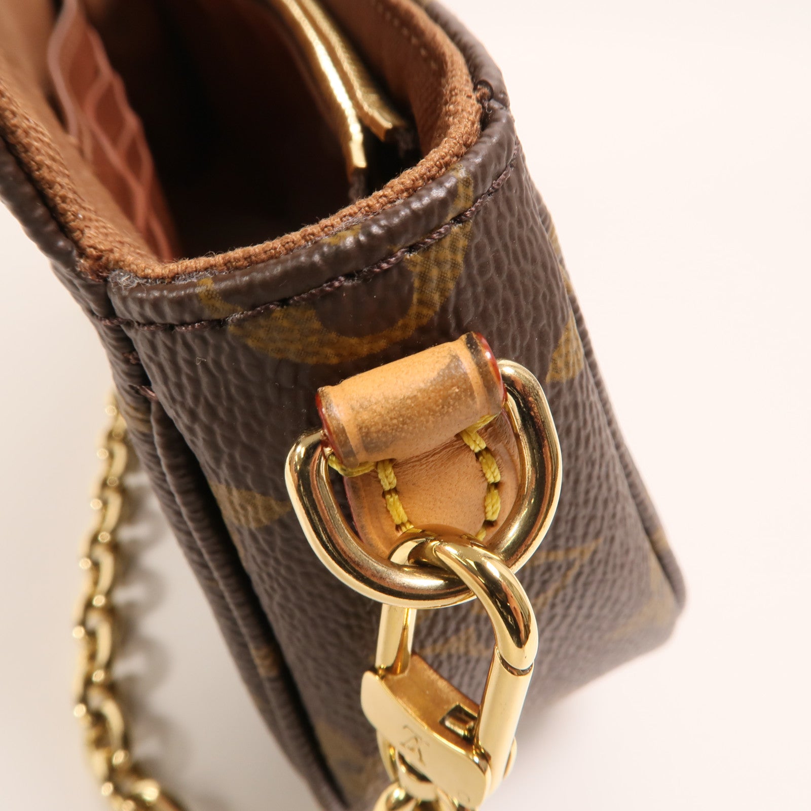LOUIS VUITTON Monogram Ivy金扣手挽肩背兩用袋