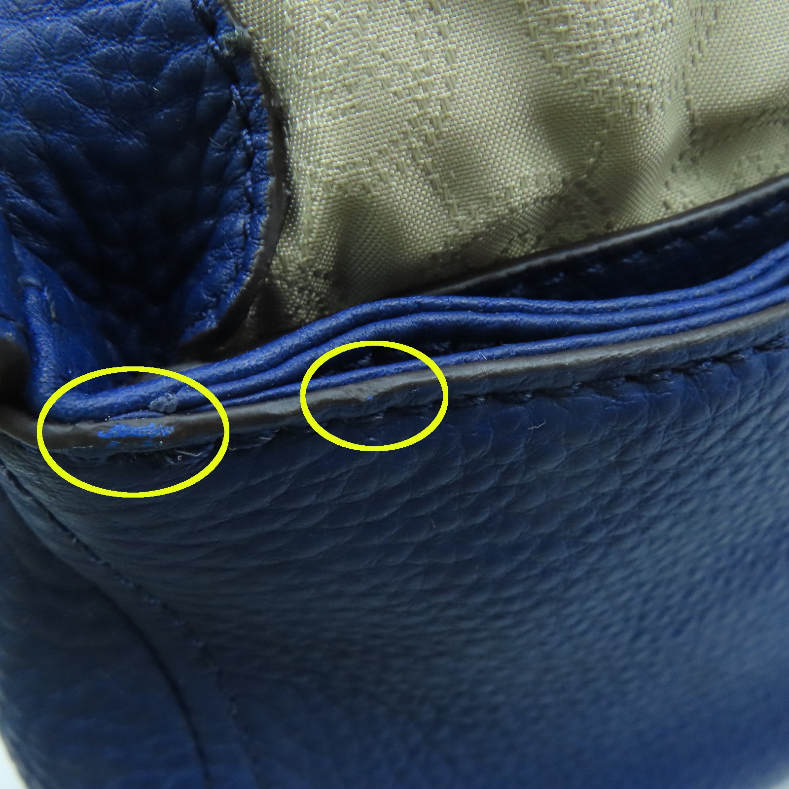Michael Kors 牛皮皮革Shoulder Bag金扣肩背袋藍色