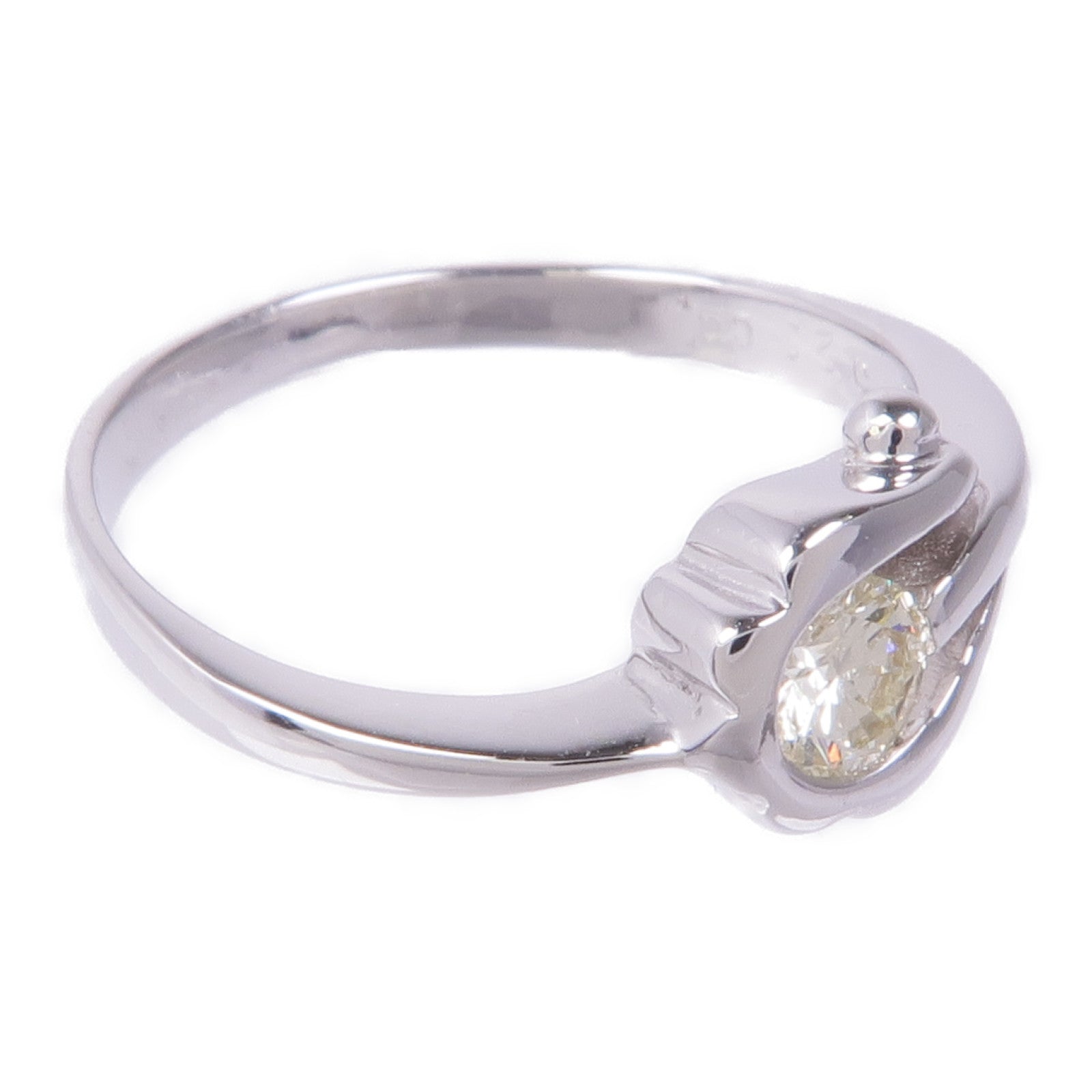 JEWELRY 【激減優惠】18K白金Diamond Ring鑽石戒指US#5.5