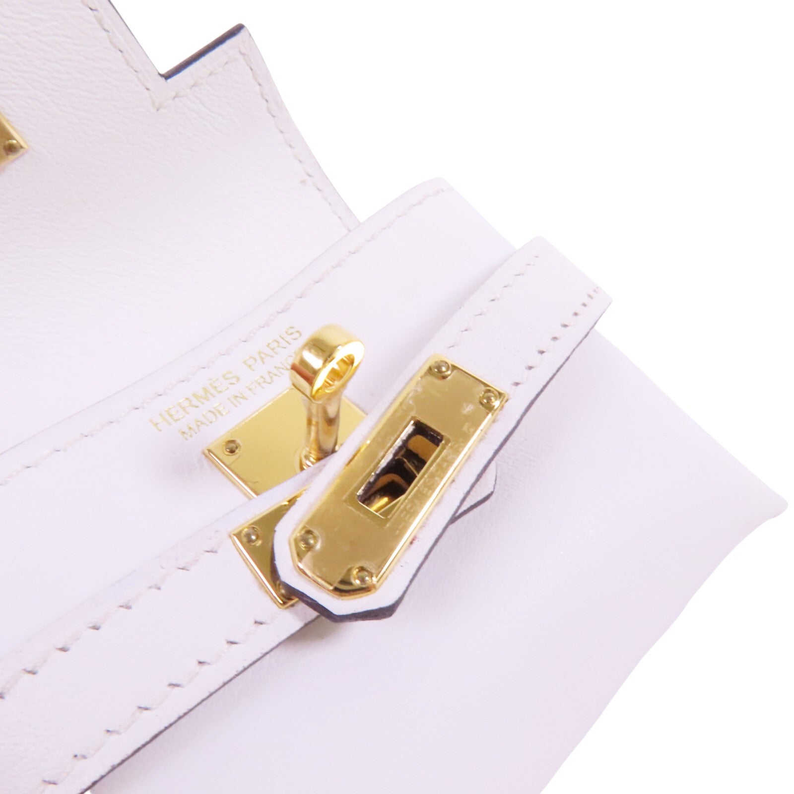 HERMES Swift皮革Kelly Festival Charm金扣掛飾