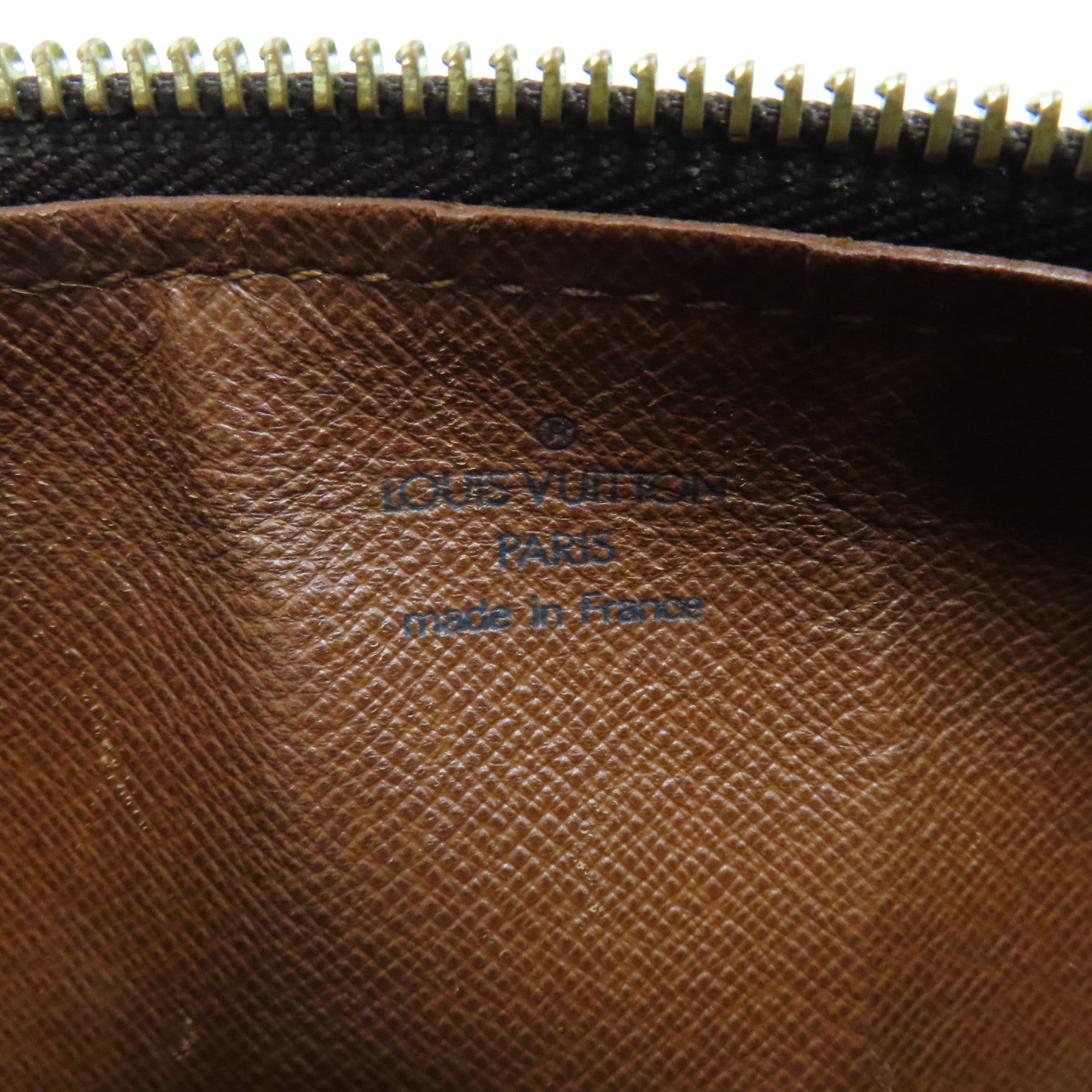 LOUIS VUITTON Monogram Papillon PM金扣肩背袋棕色