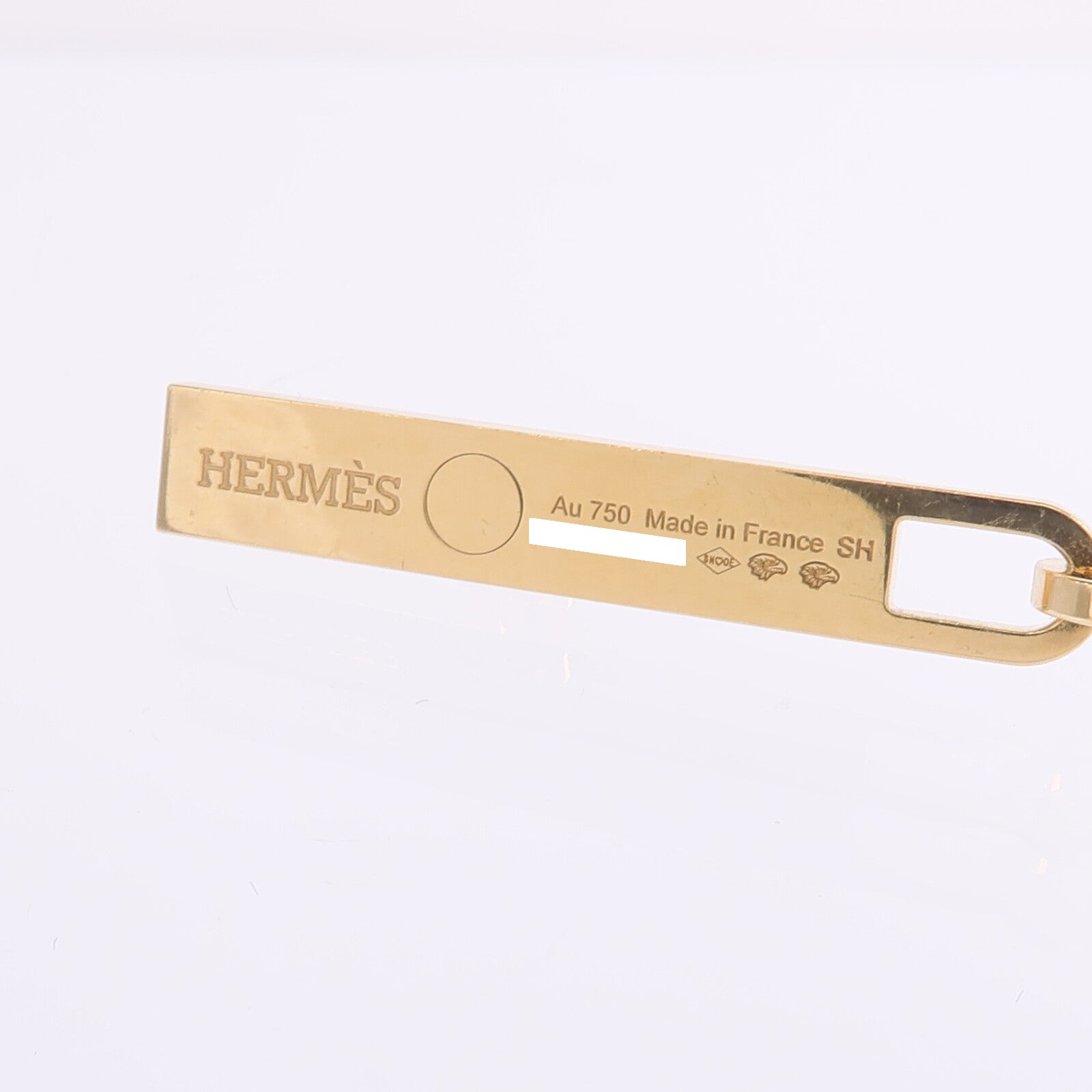 HERMES 18K黃金Kelly Chaine Choker鑽石項鍊
