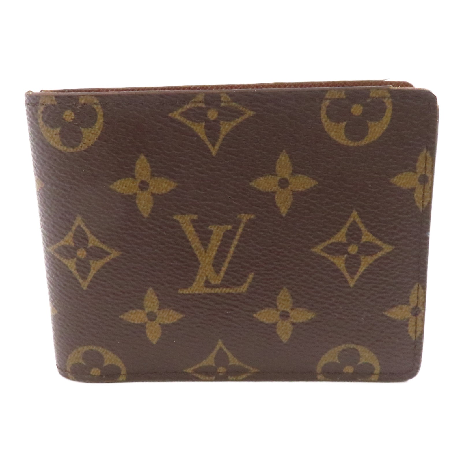 LOUIS VUITTON Monogram Multiple Wallet錢包棕色