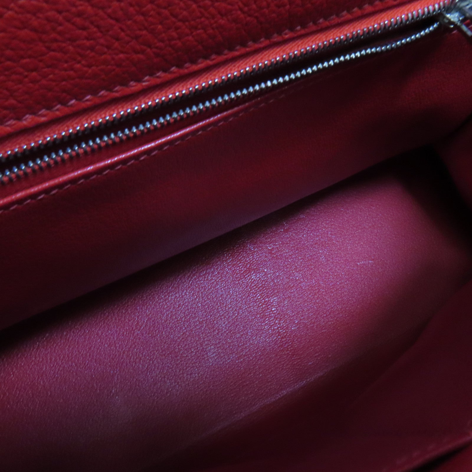 HERMES Togo皮革Kelly 32手挽肩背兩用袋Rouge de Coeur