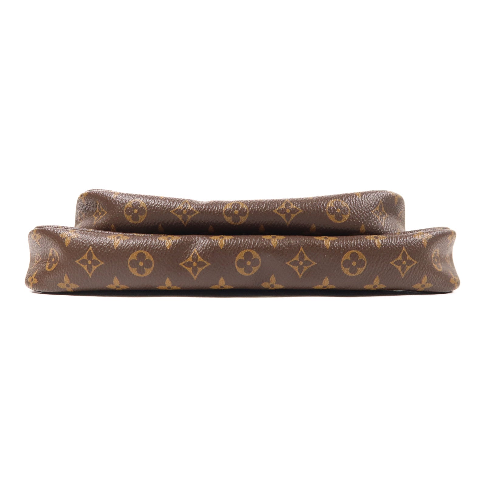 LOUIS VUITTON Monogram Multi Pochette Accessoires金扣手挽肩背兩用袋棕色