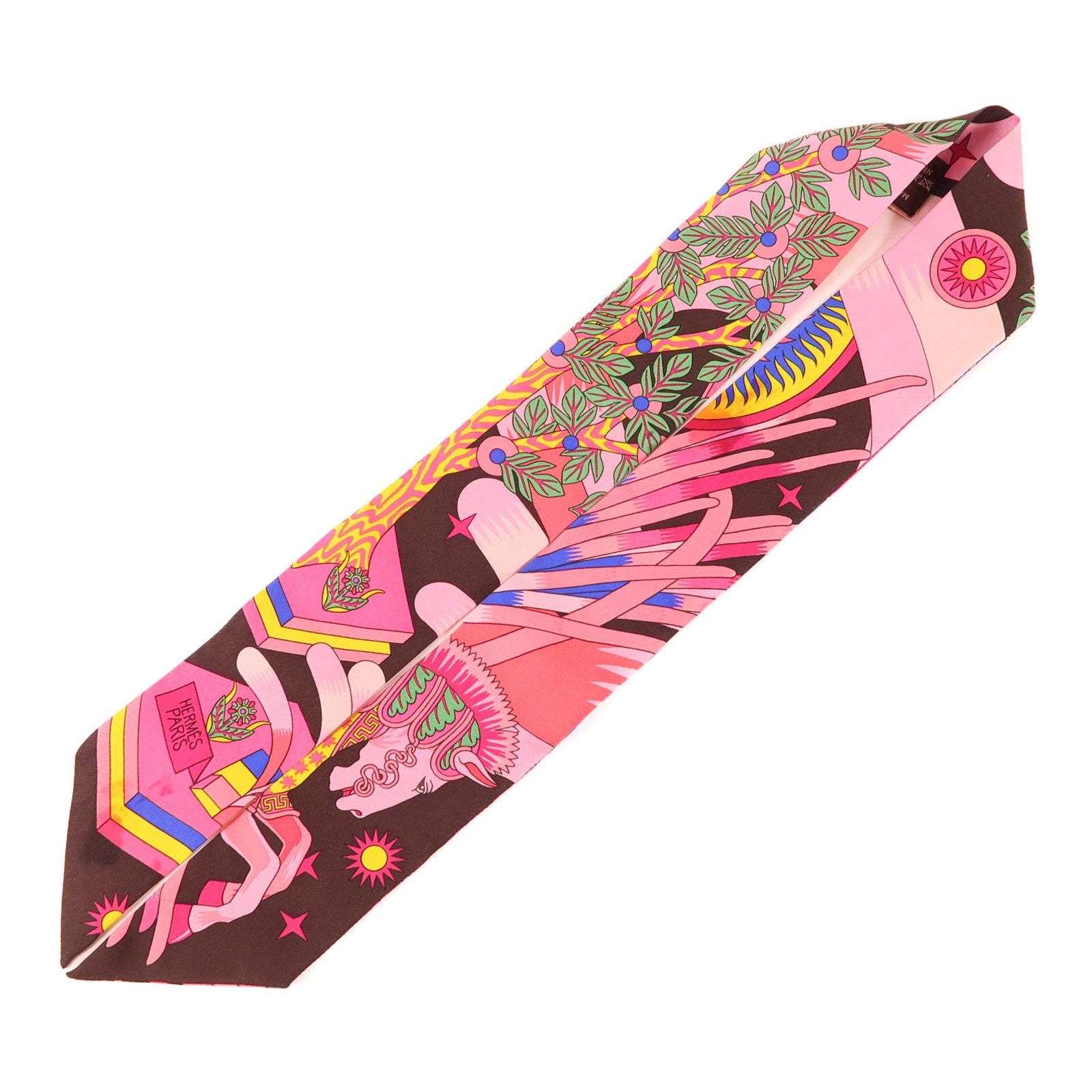 HERMES 絲質Twilly絲巾