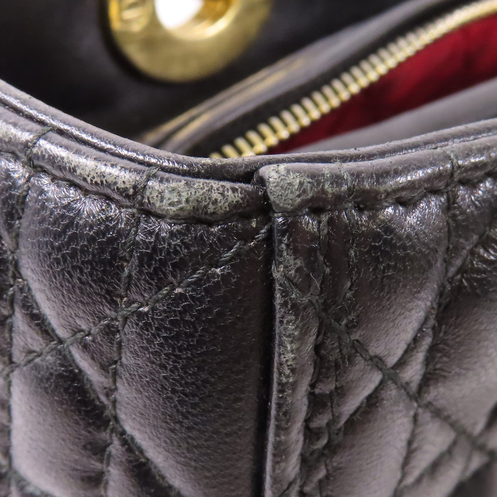 Dior 羊皮皮革Lady Dior金扣手挽肩背兩用袋