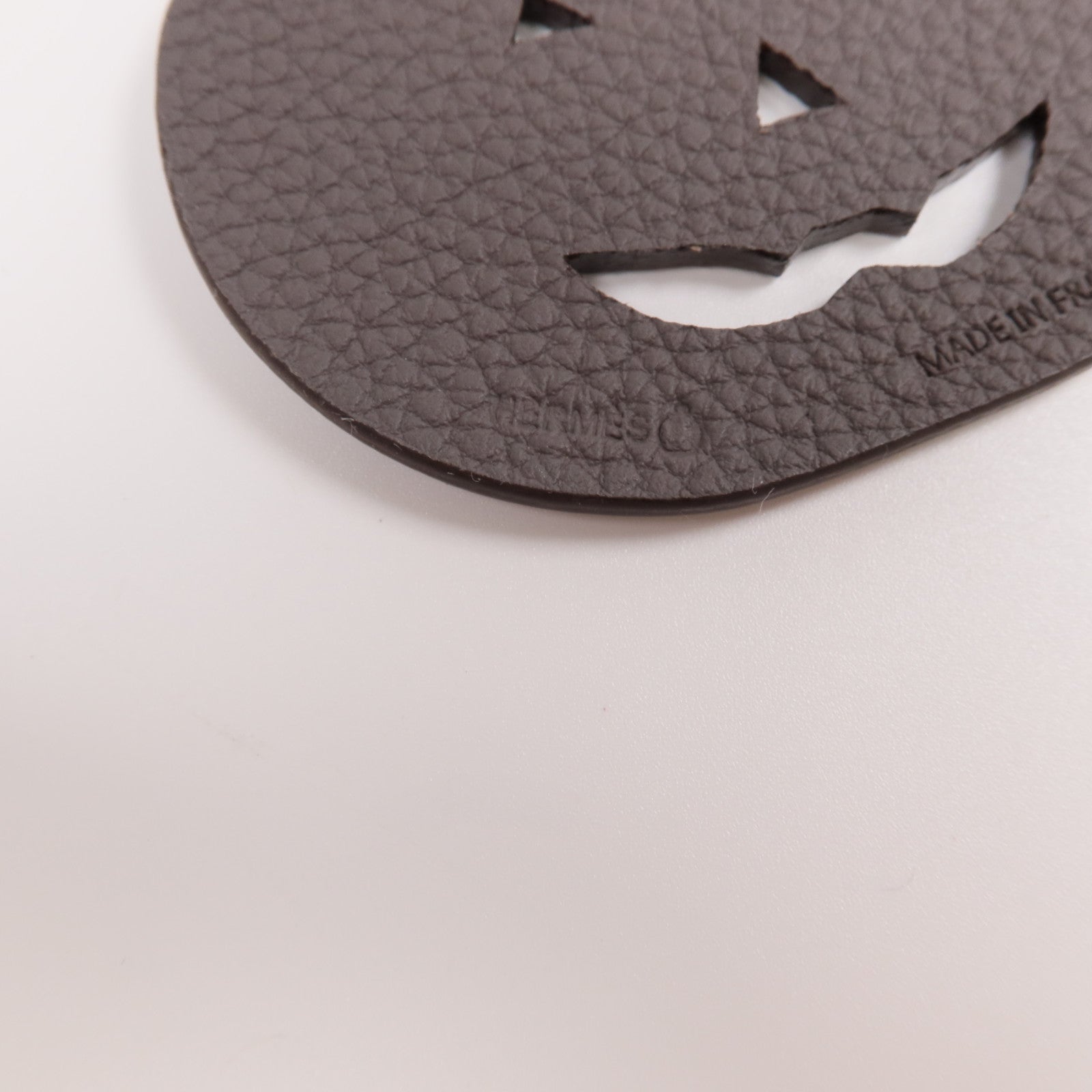 HERMES Epsom/Togo皮革Pumpkin Charm掛飾
