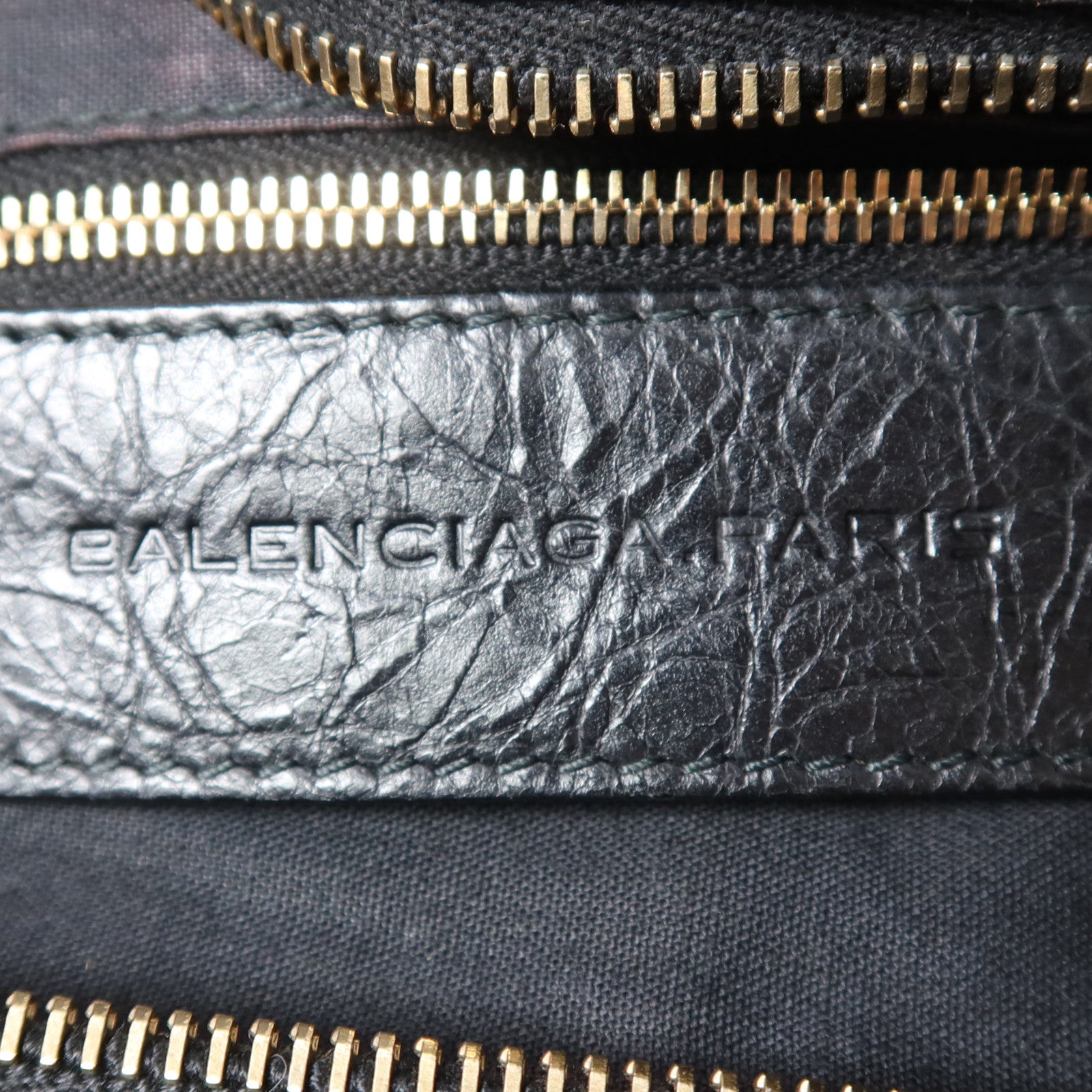 BALENCIAGA 牛皮皮革Giant City金扣手挽肩背兩用袋