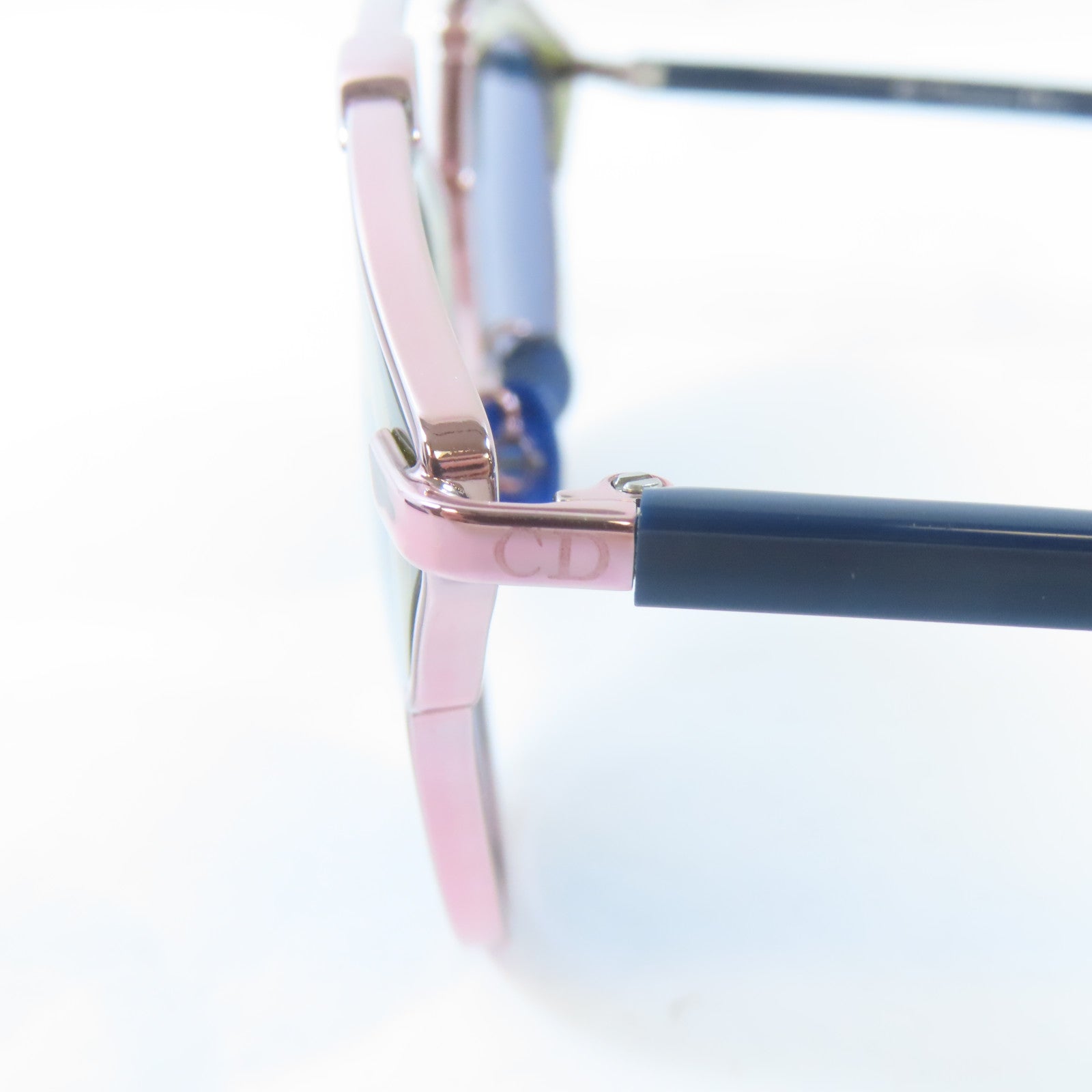 Dior 金屬/PVC So Real太陽眼鏡玫瑰金/藍色