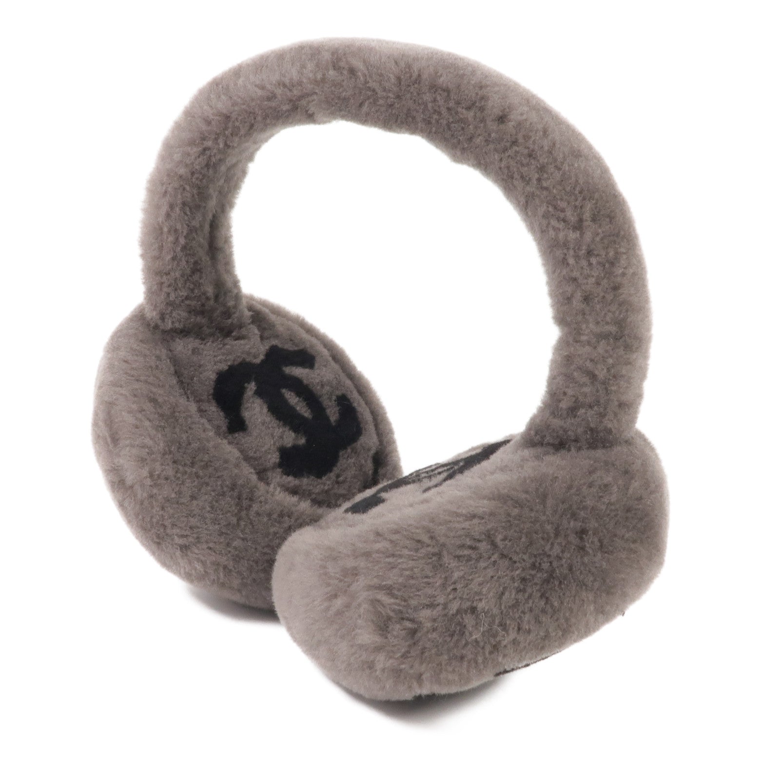 CHANEL Sheep Shearling Earmuffs耳罩