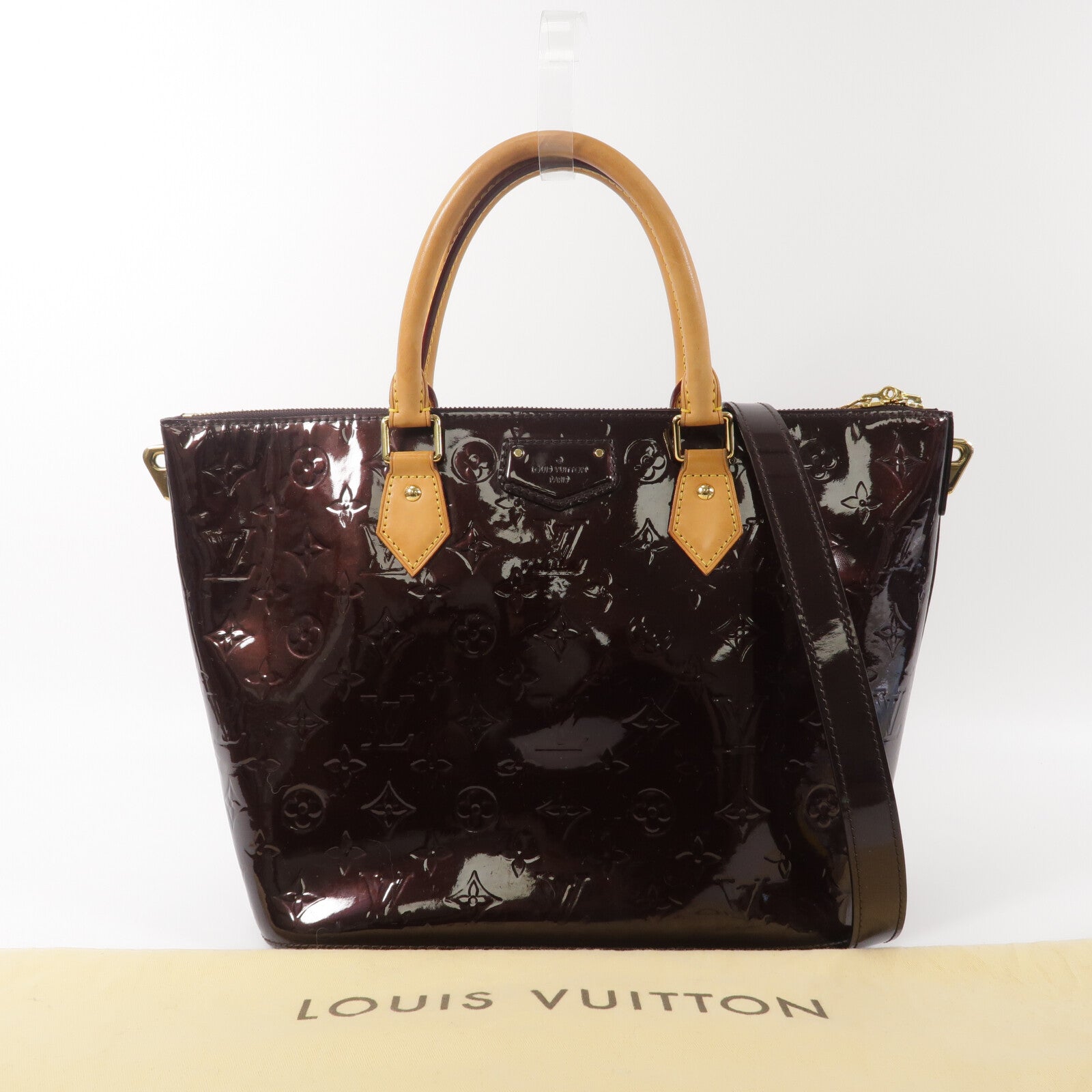LOUIS VUITTON Monogram Vernis Montebello MM手挽肩背兩用袋