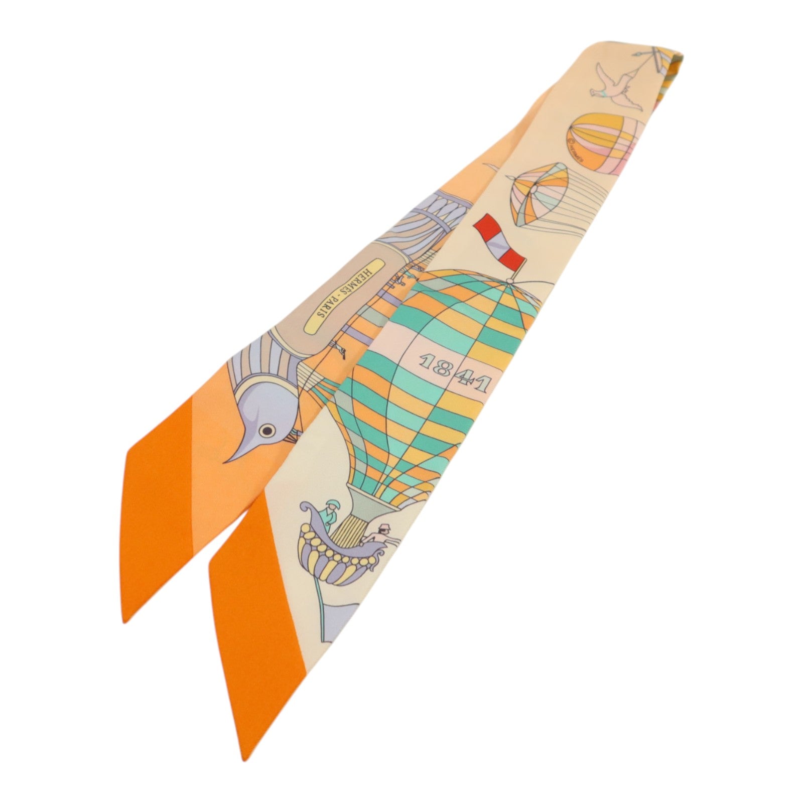 HERMES 絲質Twilly絲巾