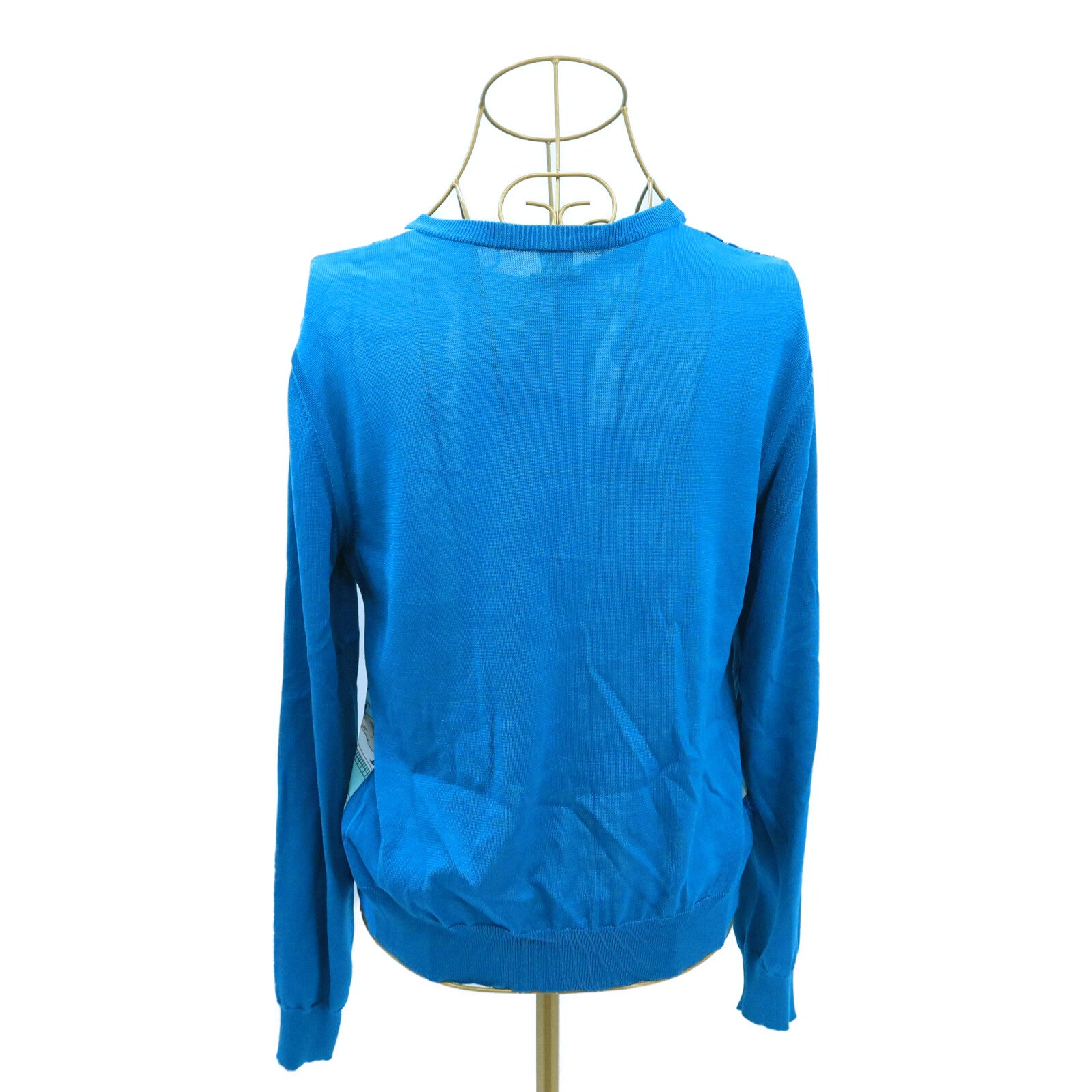HERMES Silk Twillaine Long-Sleeve Knit Cardigan針織