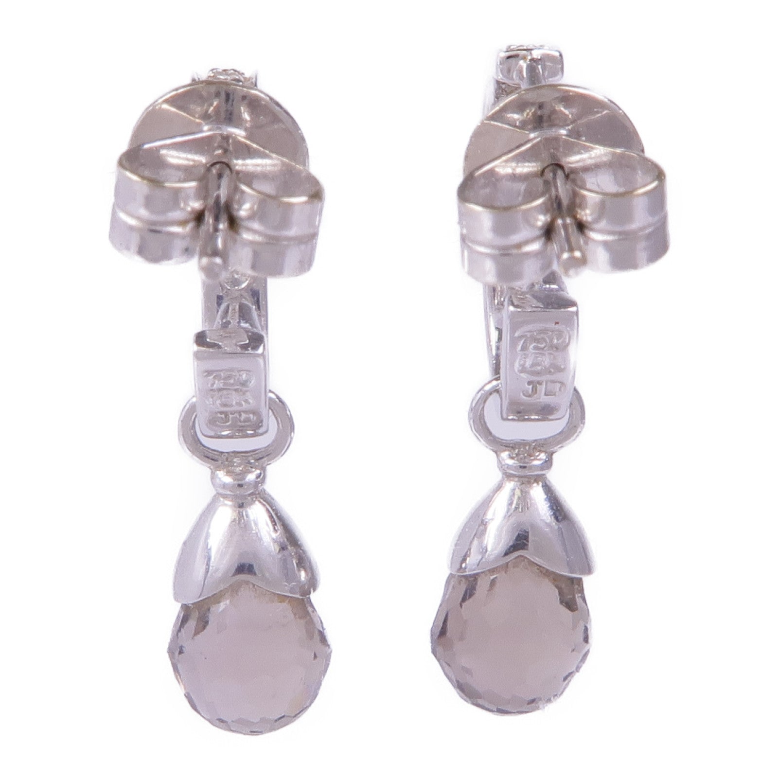 JEWELRY 18K白金Crystal Earrings鑽石耳環