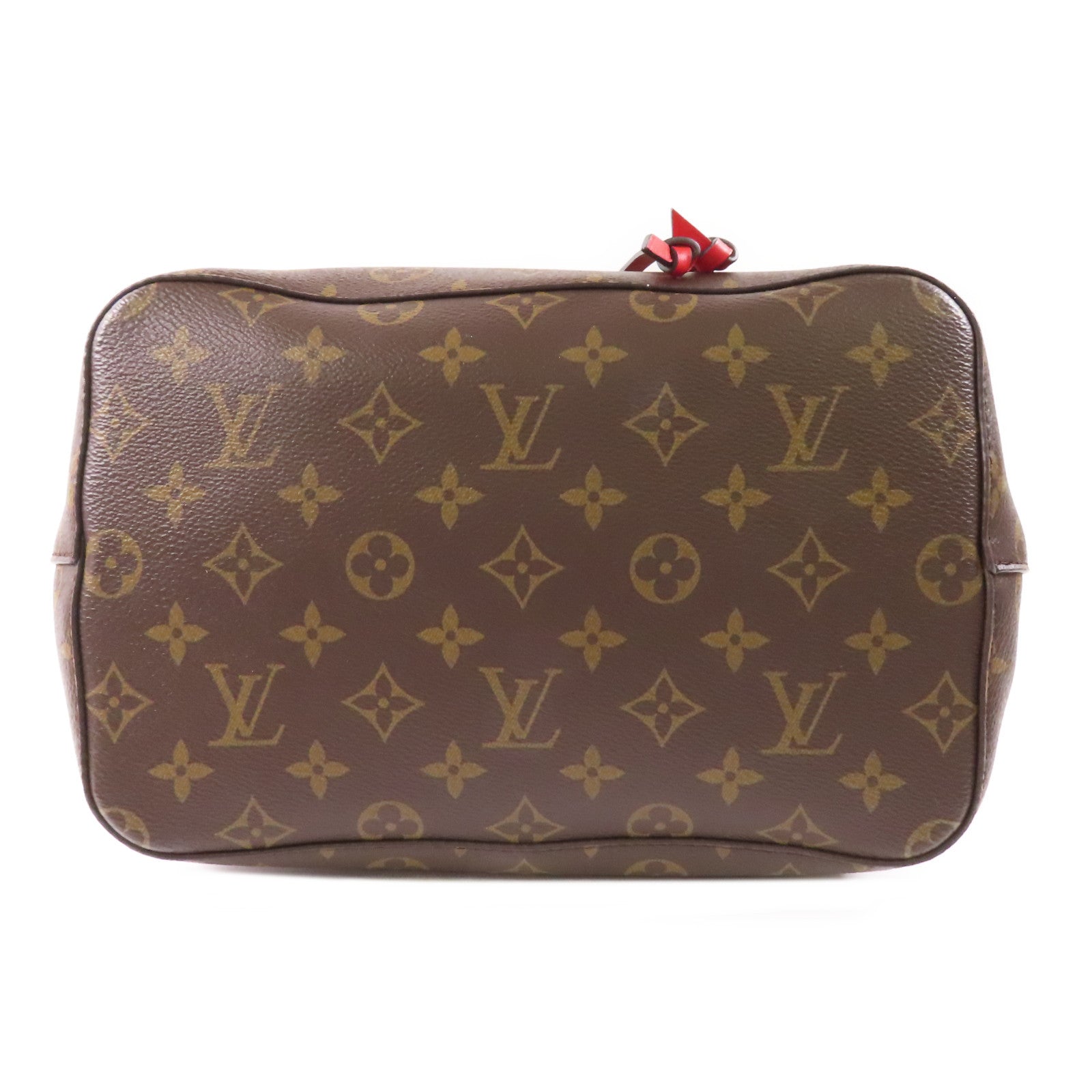 LOUIS VUITTON Monogram Neo Noe Bucket Bag金扣肩背袋Coquelicot/紅色