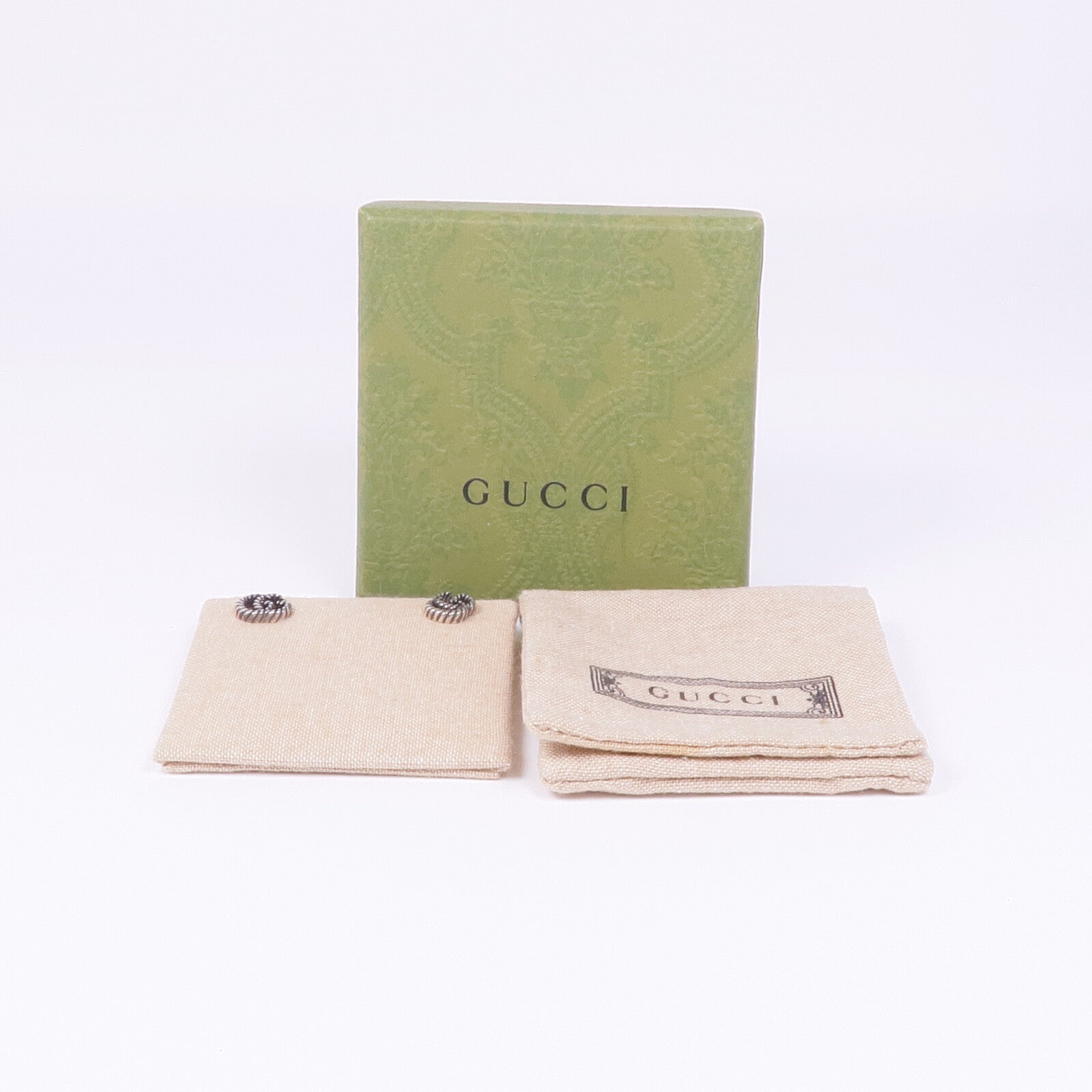 GUCCI 925純銀Marmont Stud Earrings耳環